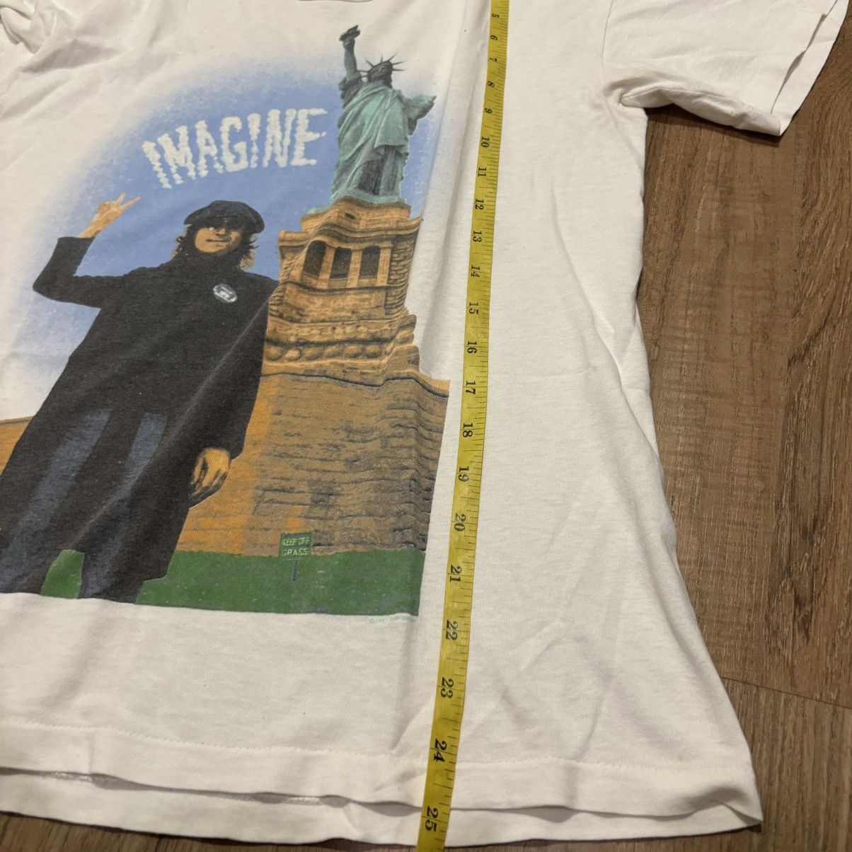 Band Tees × Vintage Vintage John Lennon Shirt Give Peace A Chance Imagine Size US S / EU 44-46 / 1 - 7 Thumbnail