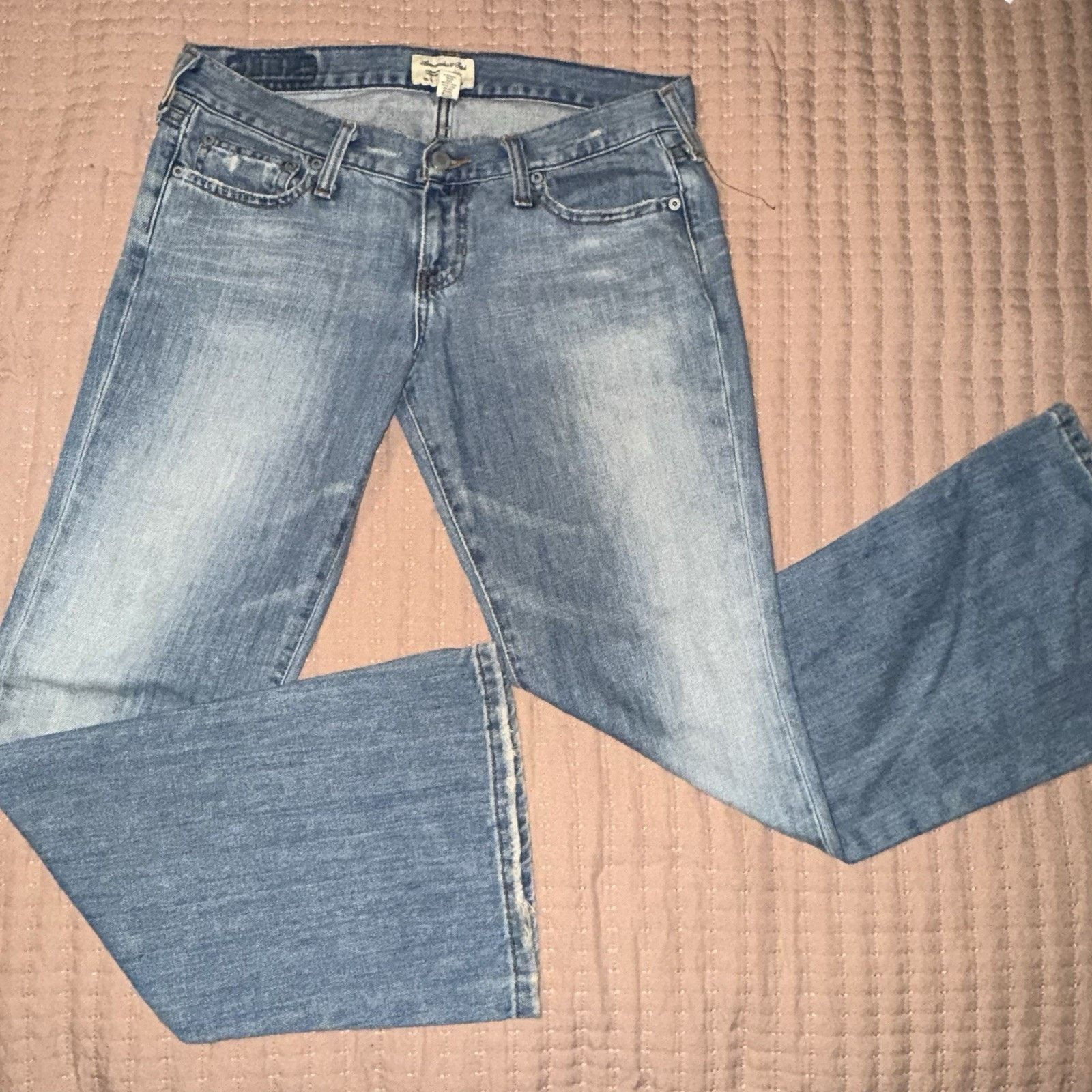 Abercrombie & Fitch *Abercrombie & Fitch Y2K Jean & Top 2 Pc Bundle* Sz 6 Size 28" / US 6 / IT 42 - 9 Thumbnail