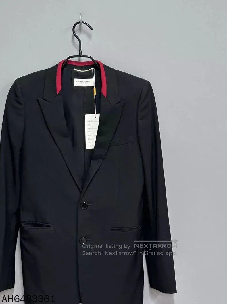Saint Laurent Paris Black Suit Set.