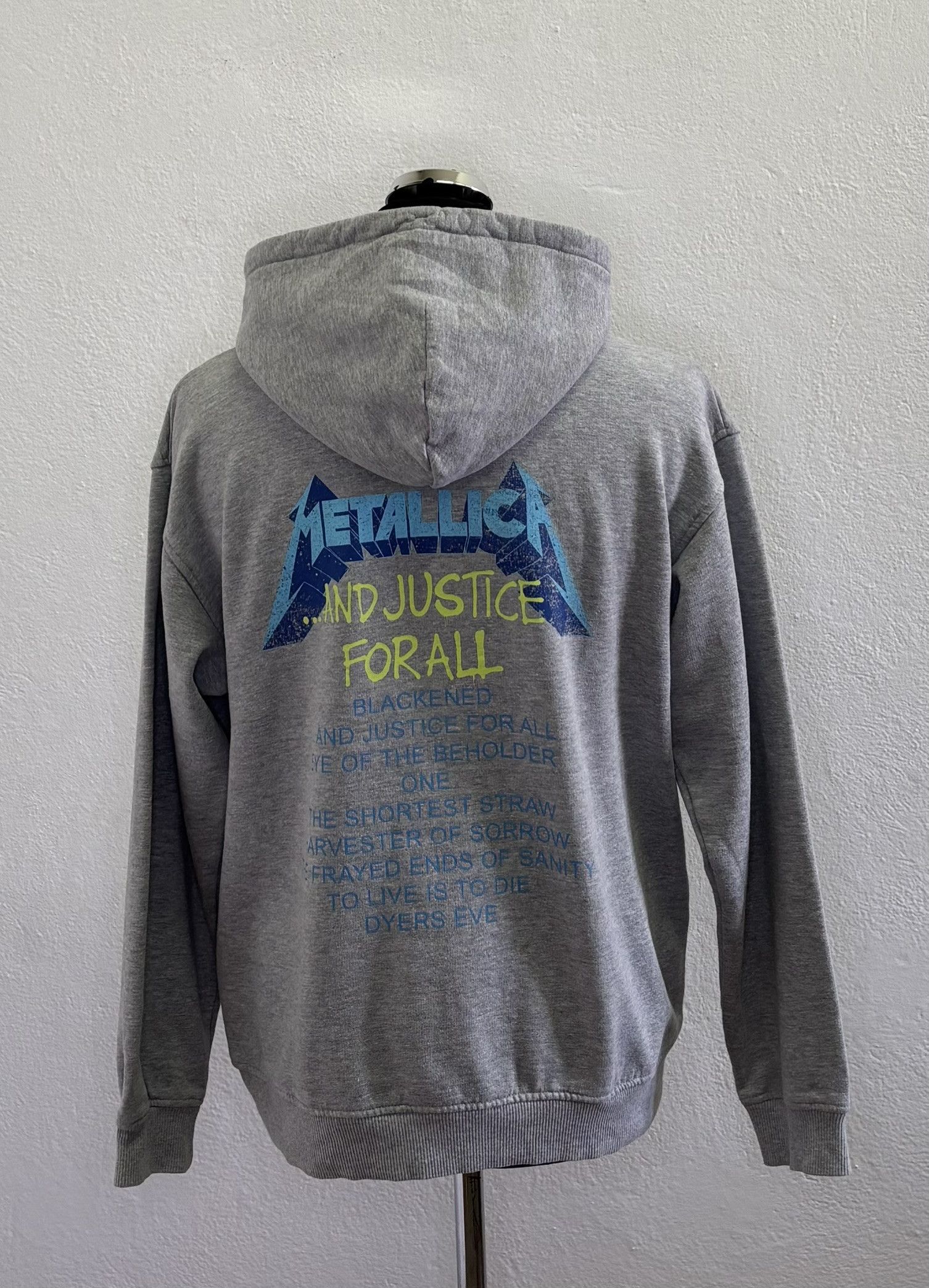 Band Tees Metallica And Justice For All Hoodie 2022 Size M Size US M / EU 48-50 / 2 - 2 Thumbnail