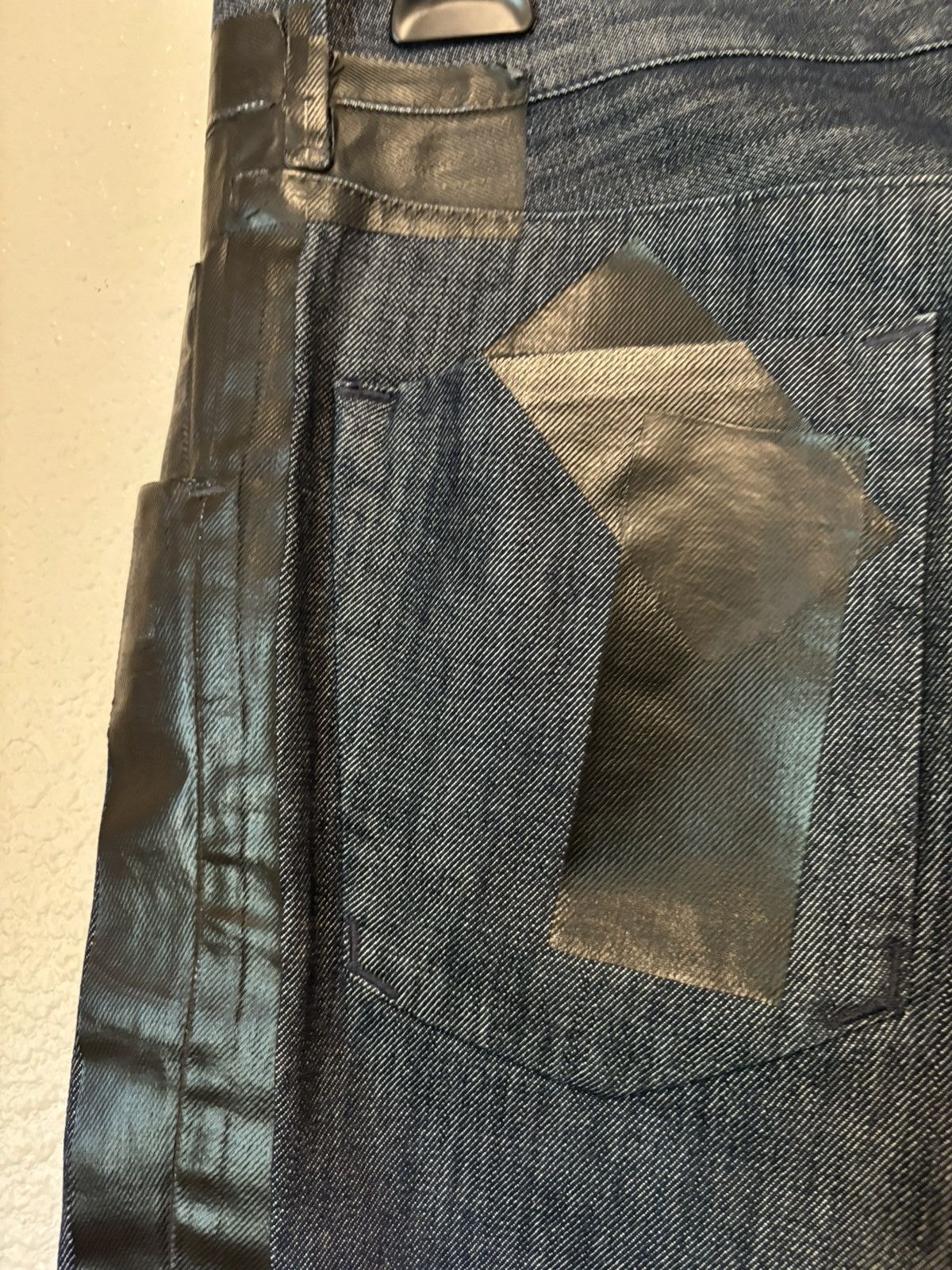 Dolce & Gabbana Duct tape slim fit jeans (SS08) Size US 32 / EU 48 - 4 Thumbnail