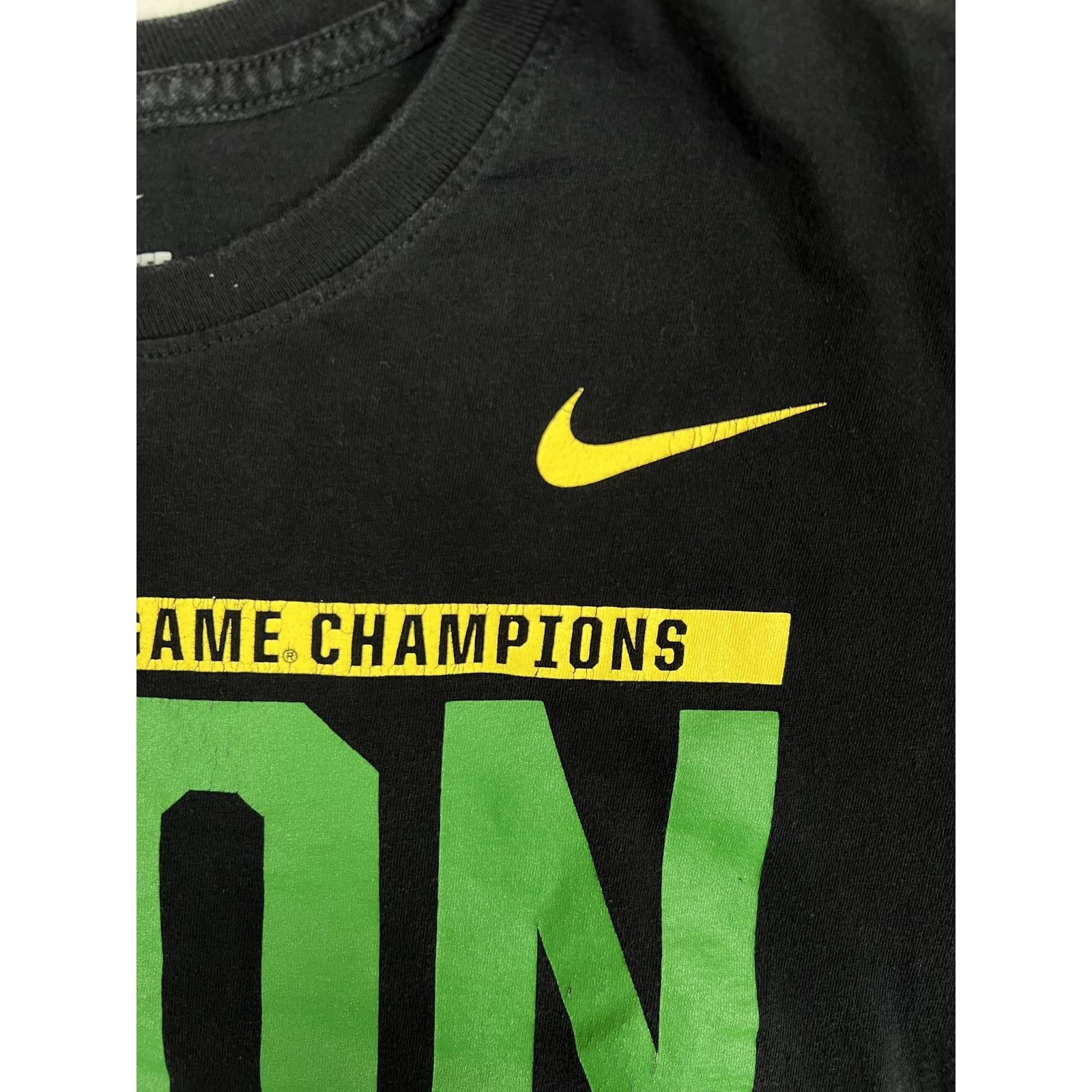 Nike Oregon Ducks Shirt Women's Large Black NCAA Nike Won Not Don Size L / US 10 / IT 46 - 3 Thumbnail