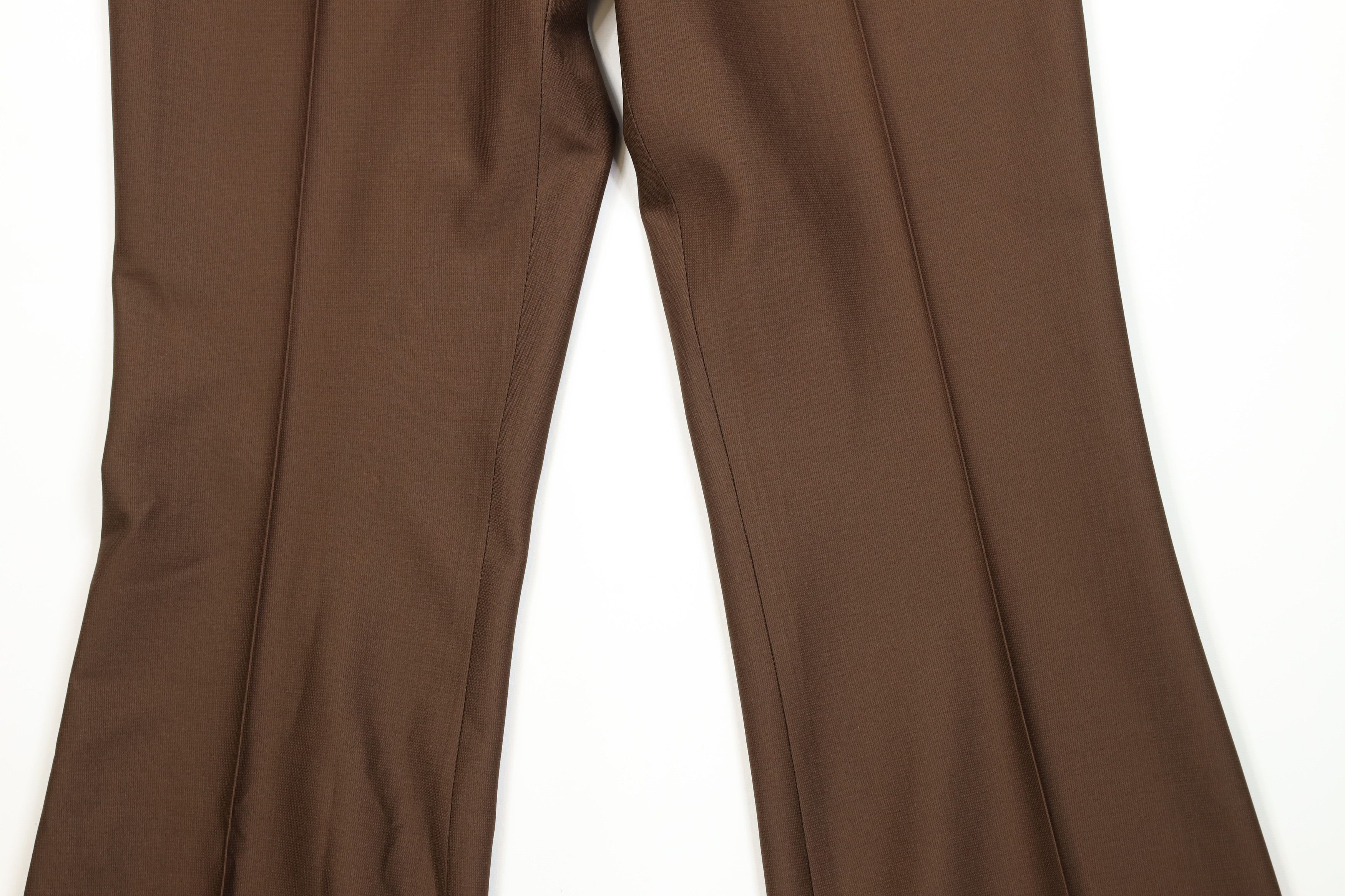 Vintage Vintage 60s 70s Rockabilly Bell Bottoms Pants Brown USA Size US 34 / EU 50 - 3 Thumbnail