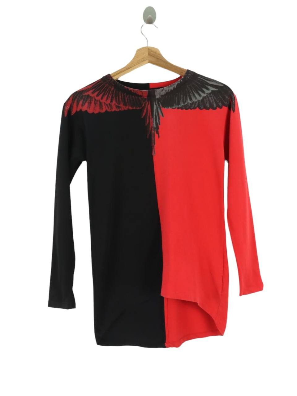 Marcelo Burlon Marcelo Burlon Icon Wings Two Tone Longsleeve Shirt Size US XS / EU 42 / 0 - 1 Thumbnail