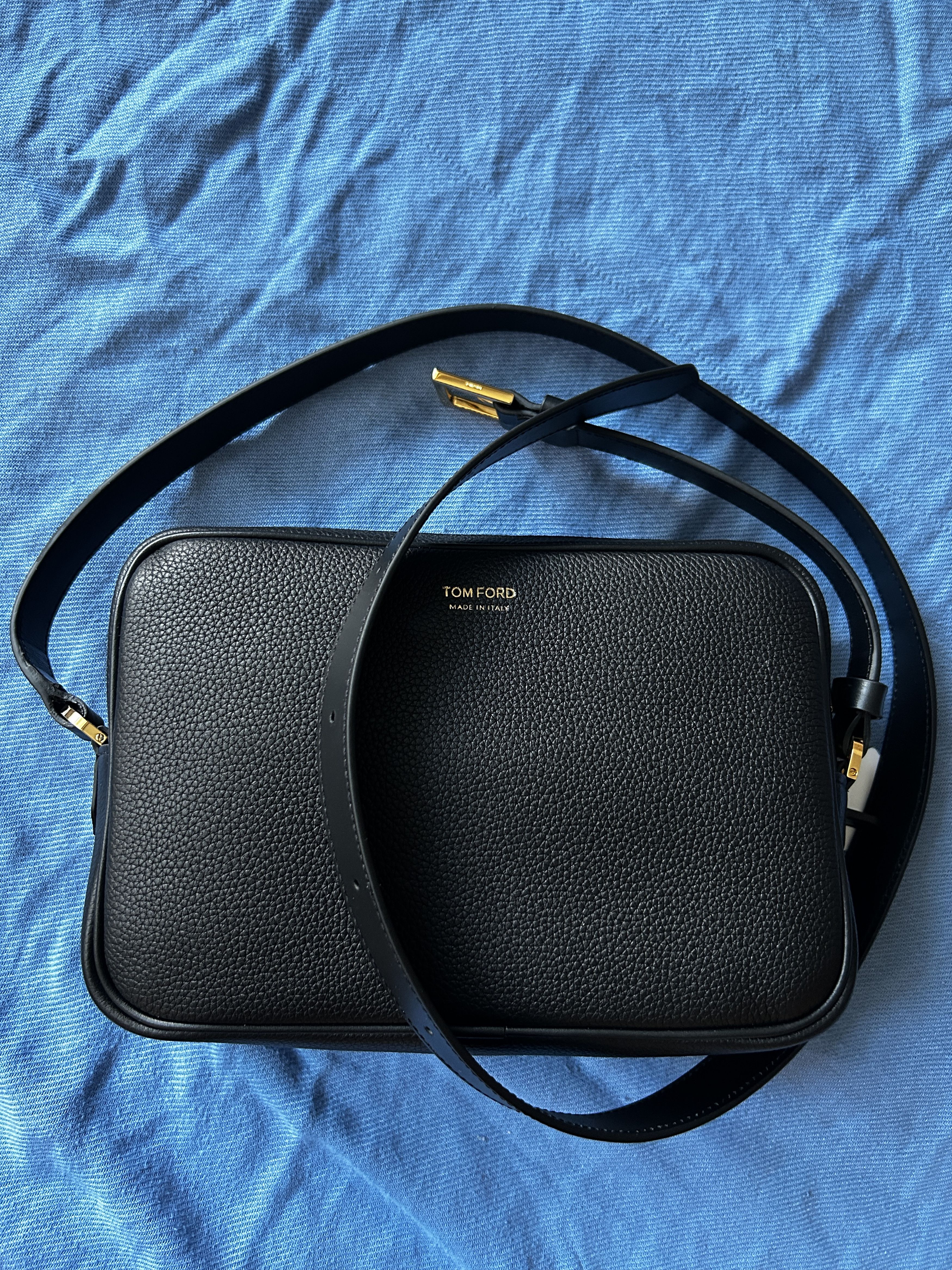 Tom Ford Tom Ford Full-grained Messenger Bag Size 26 - 2 Thumbnail