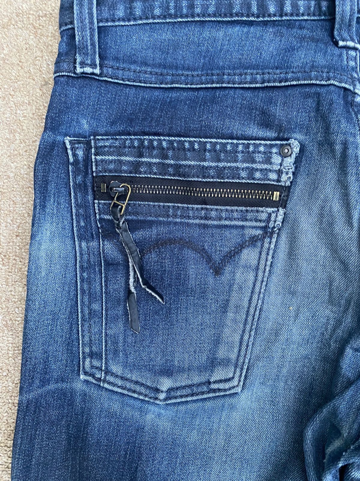 14th Addiction × Edwin × Vintage Vintage edwin xvs skinny denim Size US 30 / EU 46 - 19 Thumbnail