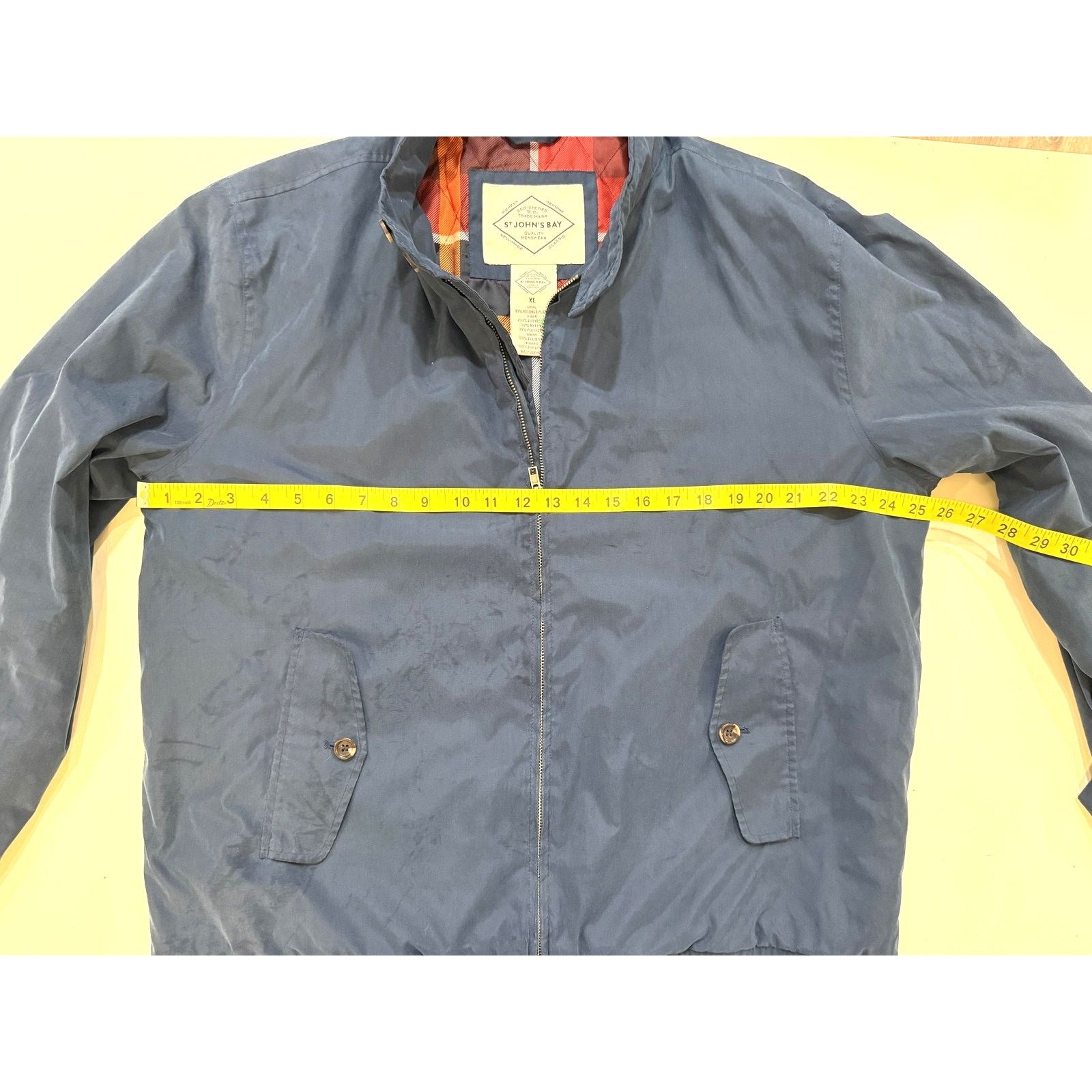 St. Johns Bay St Johns Bay Jacket Men XL Blue Water Repellent Classic Coat Size US XL / EU 56 / 4 - 10 Thumbnail