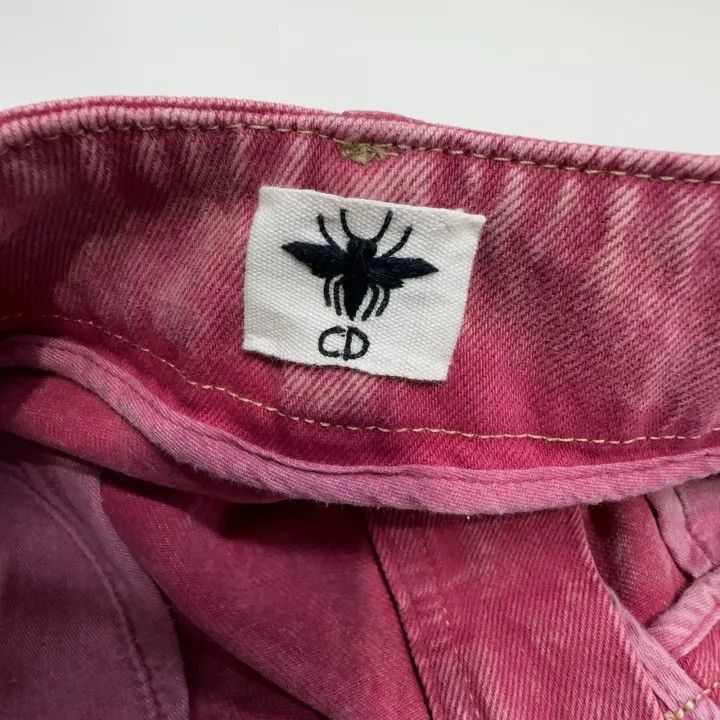 Dior Dior SS22 Pink Denim Shorts for Women 0079-2507 Size 23" - 5 Thumbnail