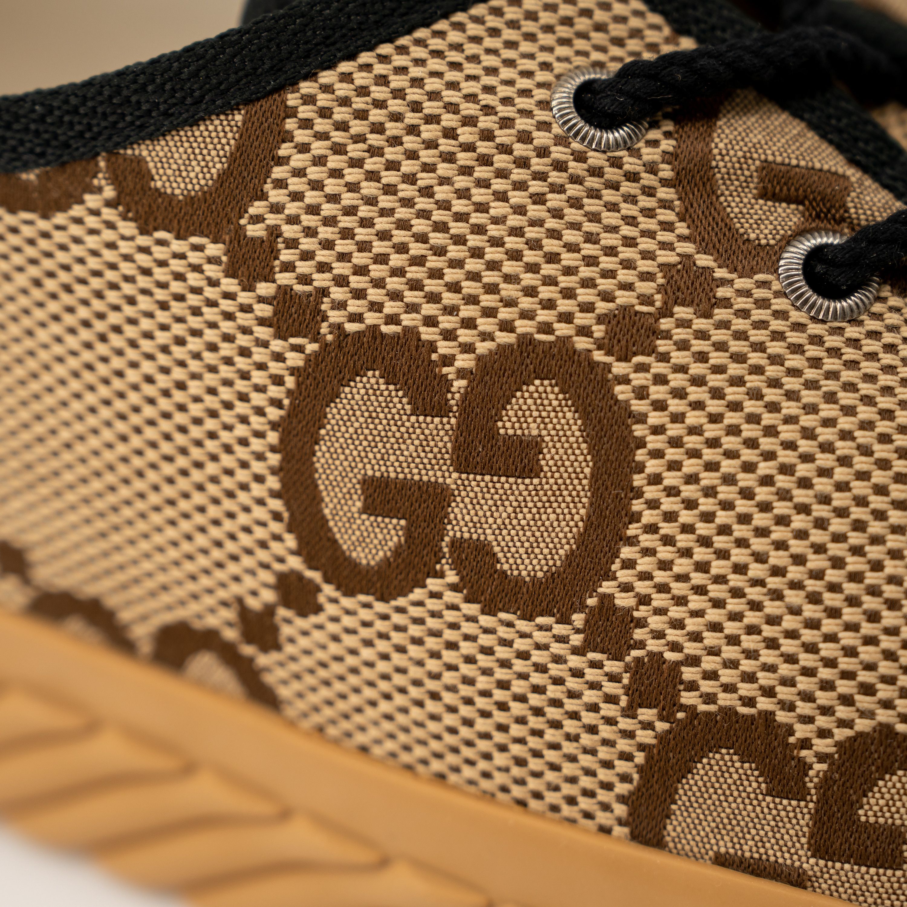 Gucci 13G 13.5 US Gucci Maxi GG Low Canvas Sneakers Beige Brown Size US 13 / EU 46 - 8 Thumbnail