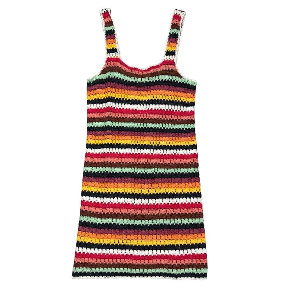 Marine Layer NWT New $218 Marine Layer Fiona Crochet Dress Size M Size M / US 6-8 / IT 42-44 - 6 Thumbnail
