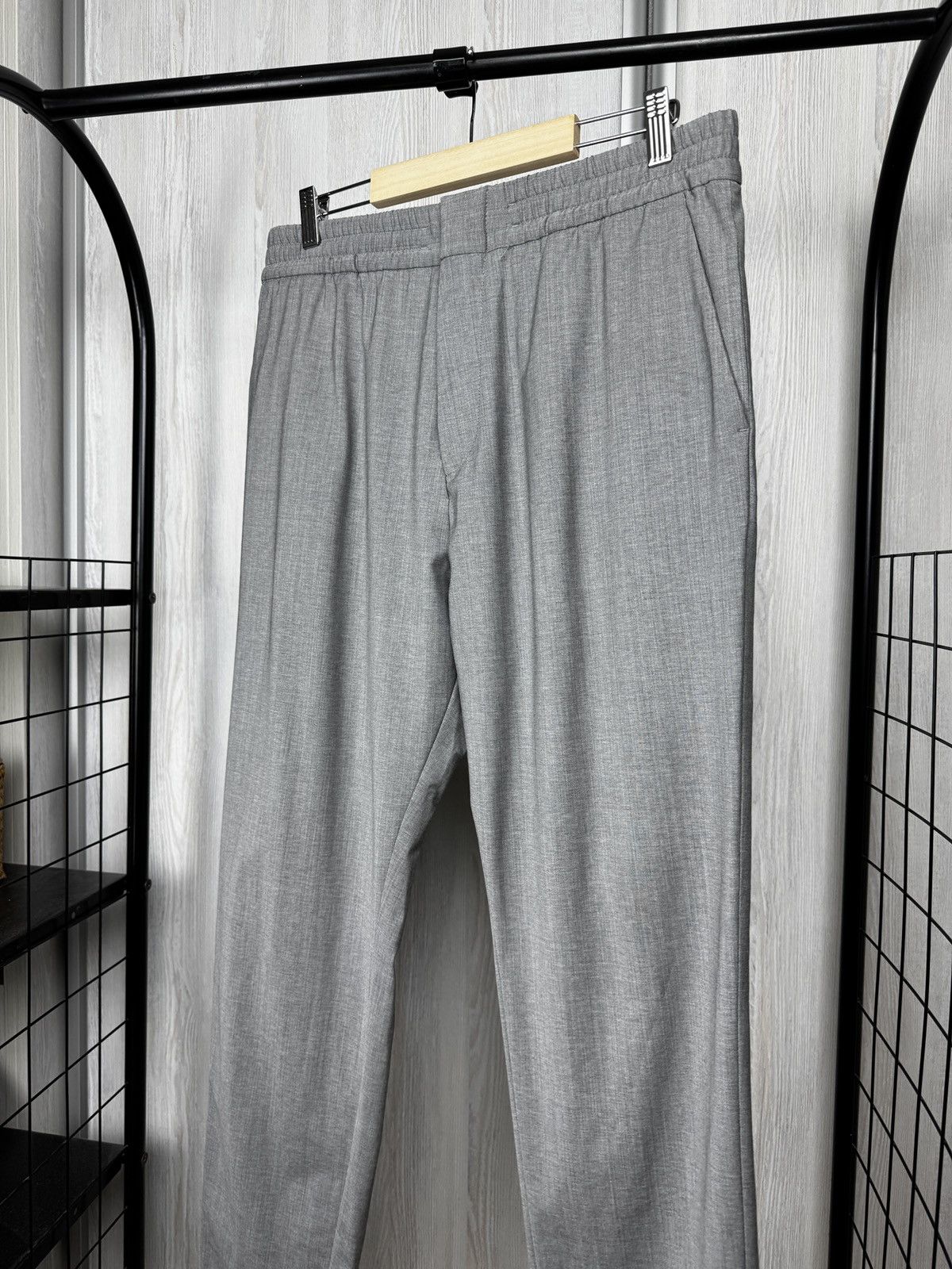 Hugo Boss HUGO BOSS PERFORMANCE Gray HOWARD Slim Fit Flat Front Pants Size US 34 / EU 50 - 4 Thumbnail