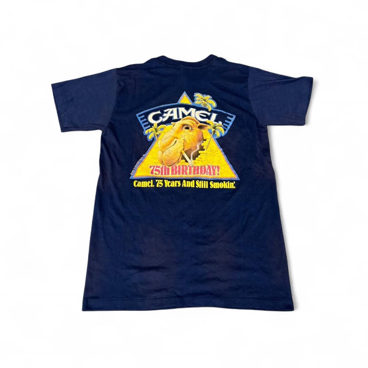 Vintage Vintage 80s Camel 75th Birthday Tee Size US L / EU 52-54 / 3 - 1 Thumbnail