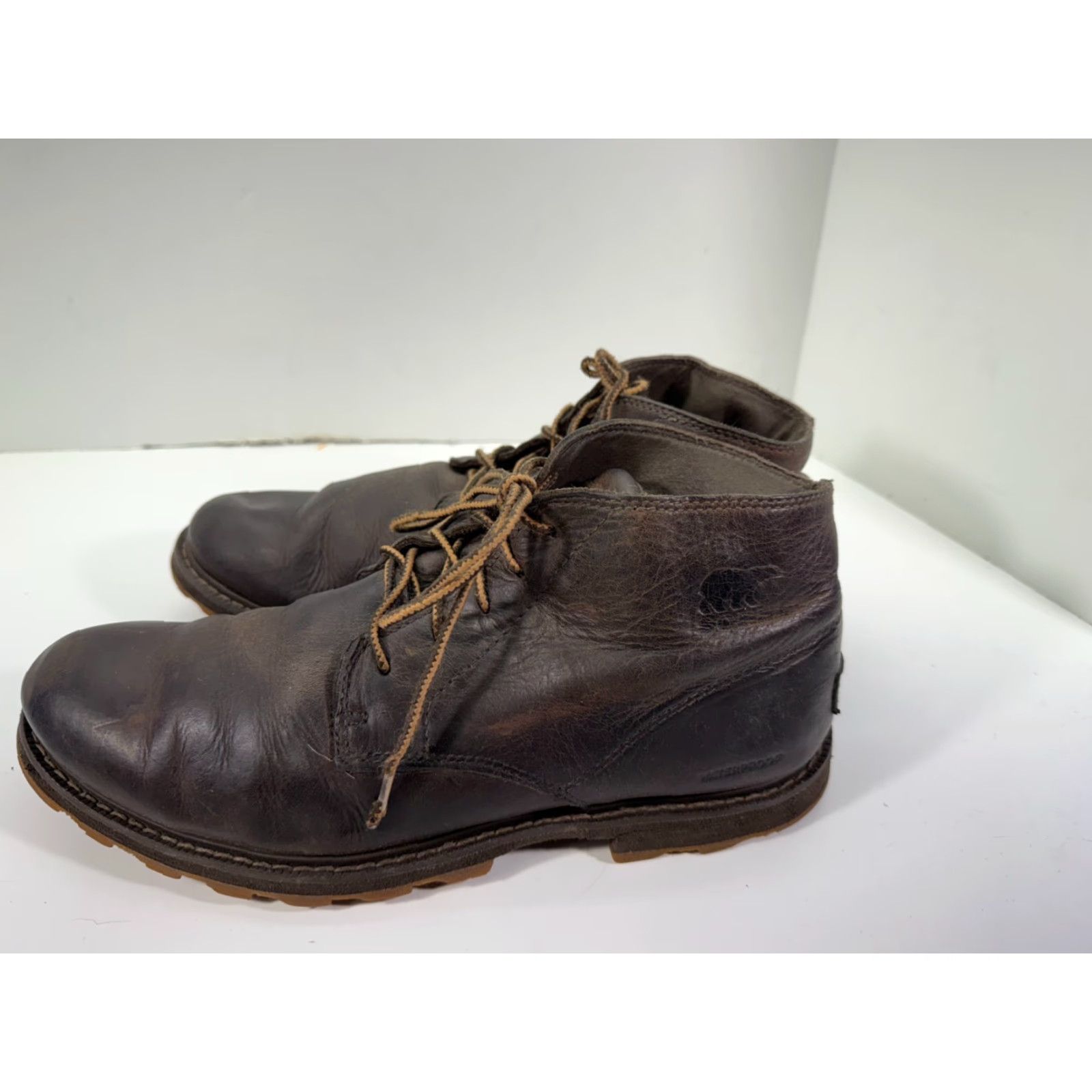 SOREL Sorel Madson Boots Mens US 10 Brown Leather Waterproof Ankle Chukka Size US 10 / EU 43 - 7 Thumbnail