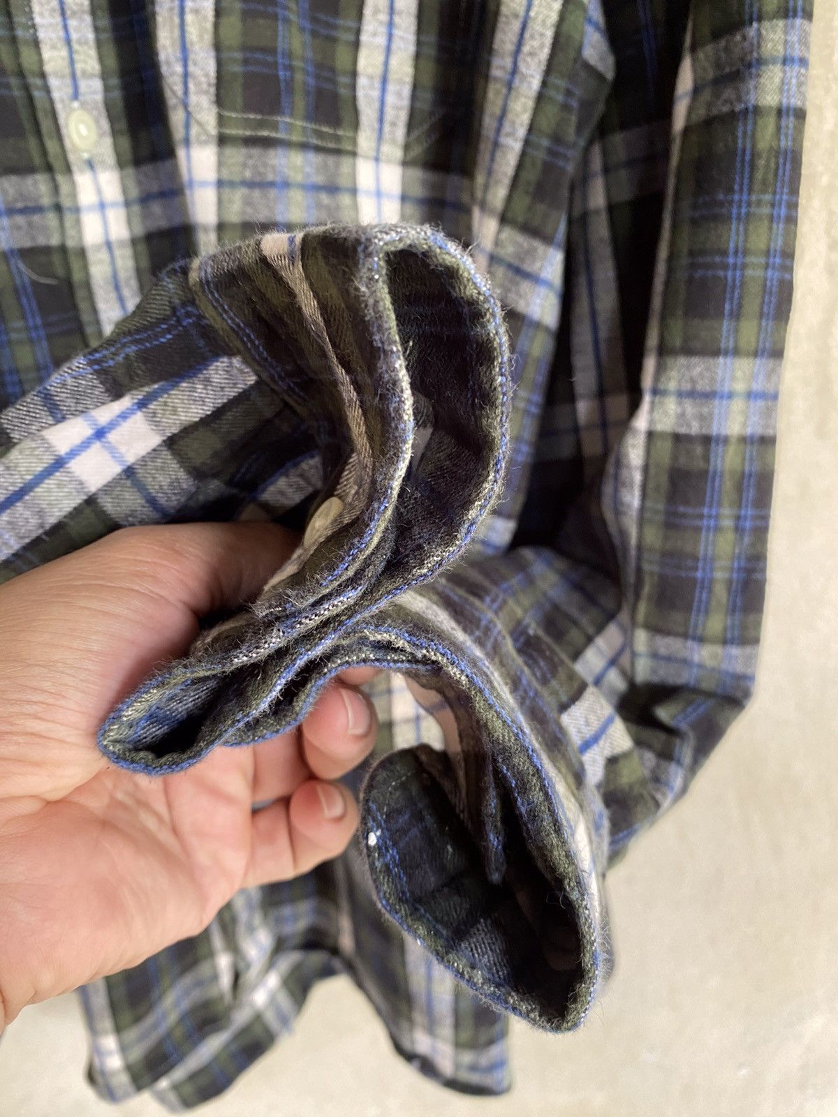 Flannel Vintage Gap Plaid Tartan Flannel Shirt Button Up Size US L / EU 52-54 / 3 - 6 Thumbnail