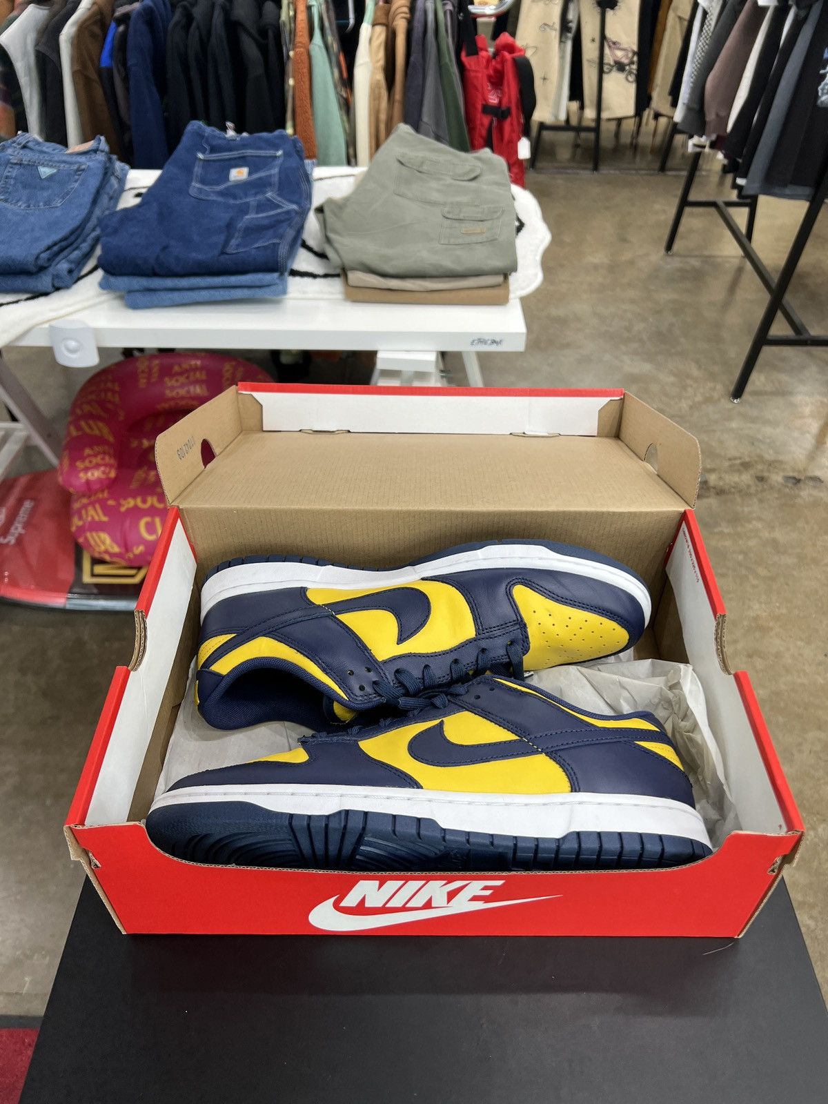 Nike Nike Dunk Low Michigan Sz. 10 (2021) Size US 10 / EU 43 - 10 Thumbnail