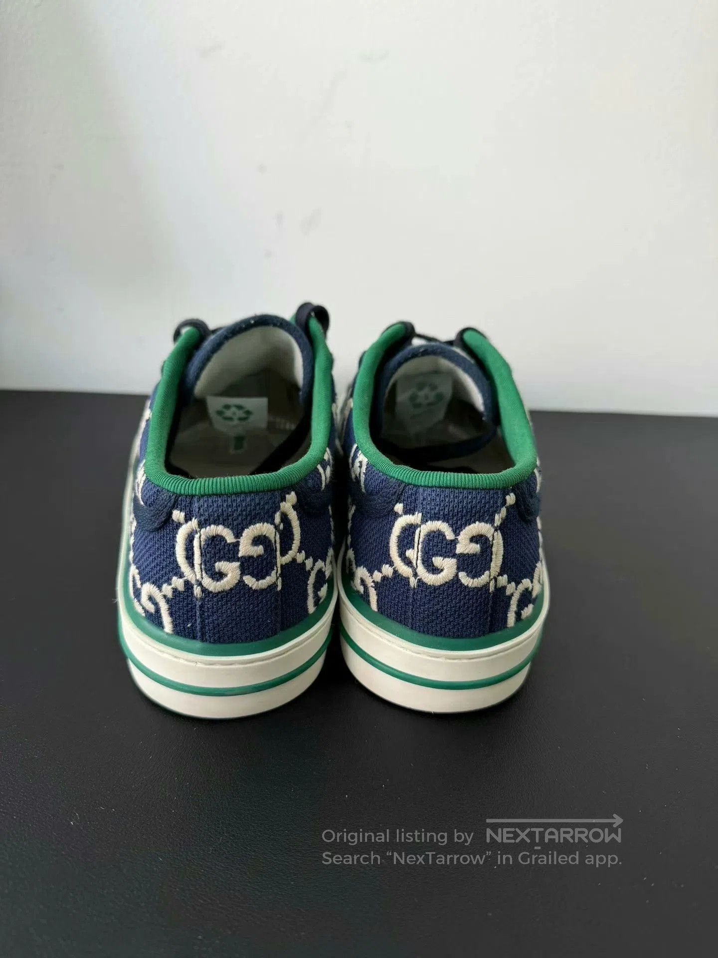 Gucci gucci 1977 vintage sneakers in navy green. Size US 9.5 / EU 42-43 - 4 Thumbnail
