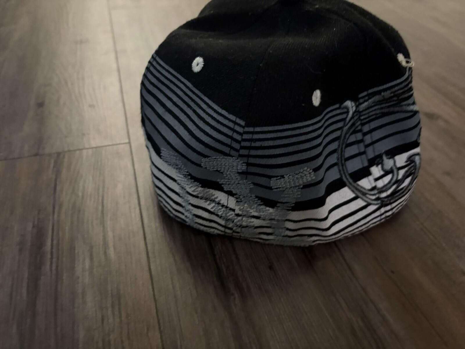 Other Y2K New York Yankees Embroidered Cap Hat Black Grey Plaid L Size ONE SIZE - 4 Thumbnail