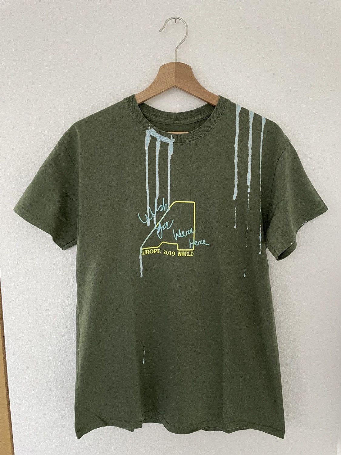 Travis Scott Travis Scott Astroworld Europe 2019 Flower T-Shirt Size US M / EU 48-50 / 2 - 1 Thumbnail
