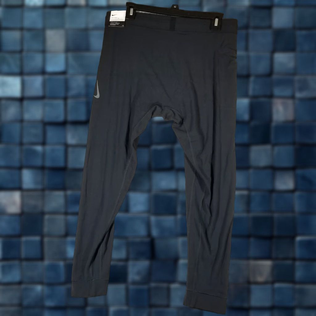 VINTAGE Nike Yoga Pants Tights Activewear 3/4 Infinalon Dri-FIT