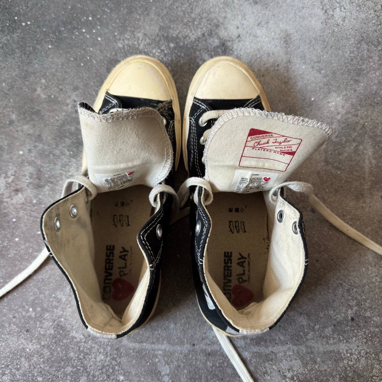 Comme des Garcons Converse x Play Comme des Garçons Unisex Hi Sneakers Size US 7.5 / EU 40-41 - 9 Thumbnail