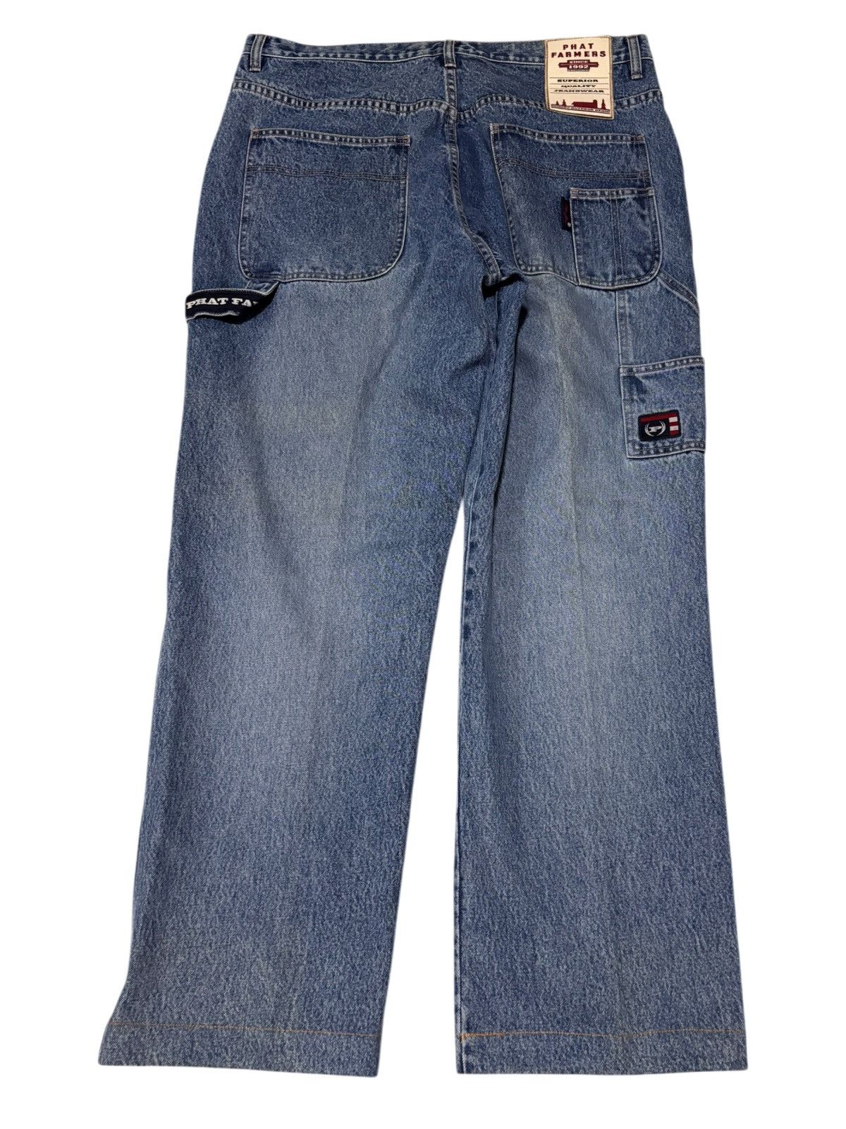 Phat Farm Phat Farm Men's 38x34 Carpenter Denim Jeans Y2K Vintage Bagy Size US 38 / EU 54 - 5 Thumbnail