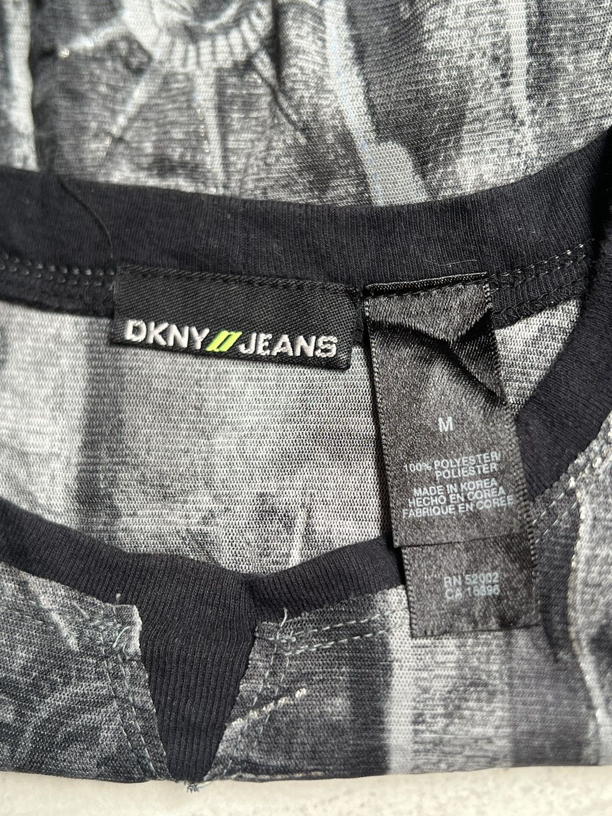 DKNY DKNY Jeans Mesh T-shirt Size US XS / EU 42 / 0 - 6 Thumbnail