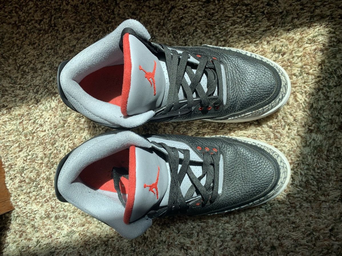 Jordan Brand Air Jordan 3 Retro OG ‘Black Cement’ 2018 Size US 12 / EU 45 - 7 Thumbnail