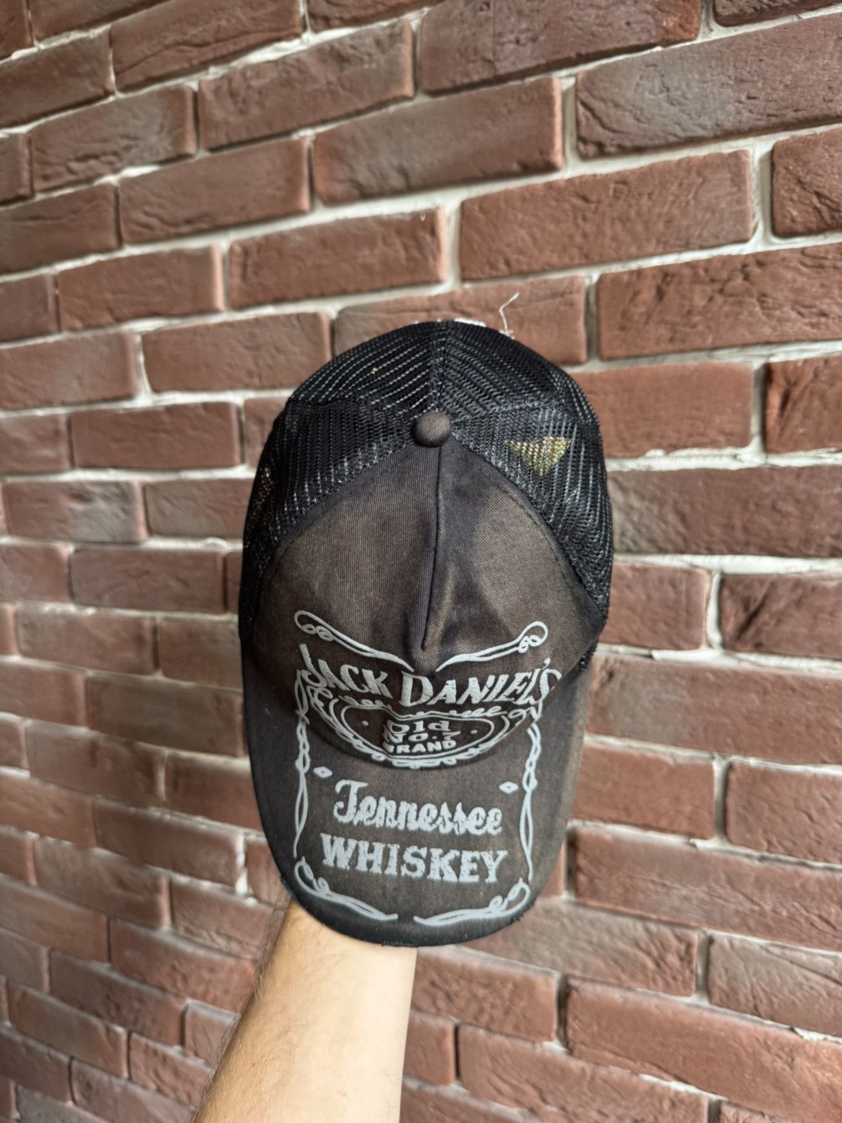 Other Vintage 90s Distressed Faded Jack Daniels Trucker Cap Hype Size ONE SIZE - 4 Thumbnail