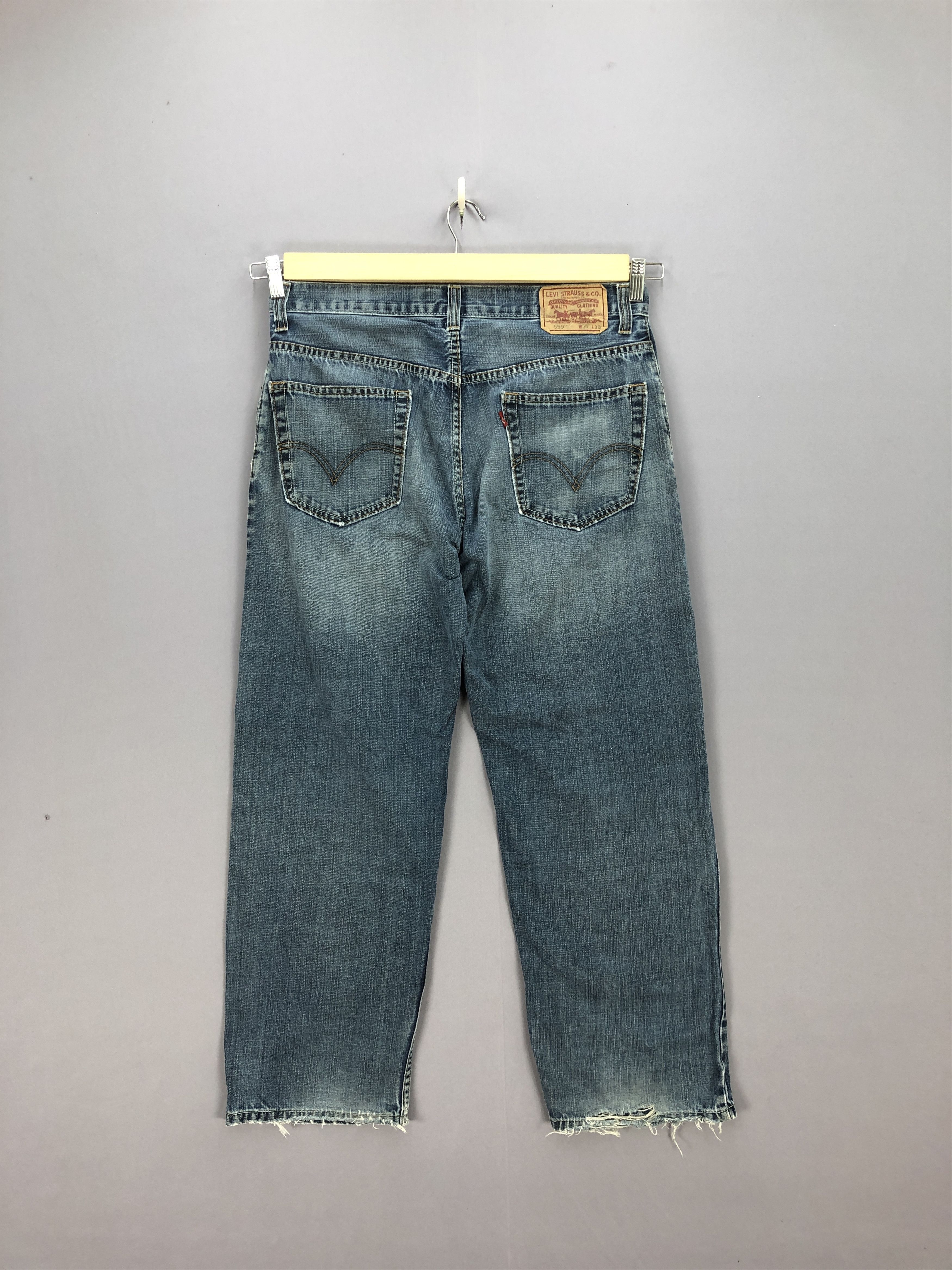 Levi's × Vintage Vintage Levis Jeans Levi's 559 Blue Wash Denim Pants Size US 34 / EU 50 - 2 Thumbnail