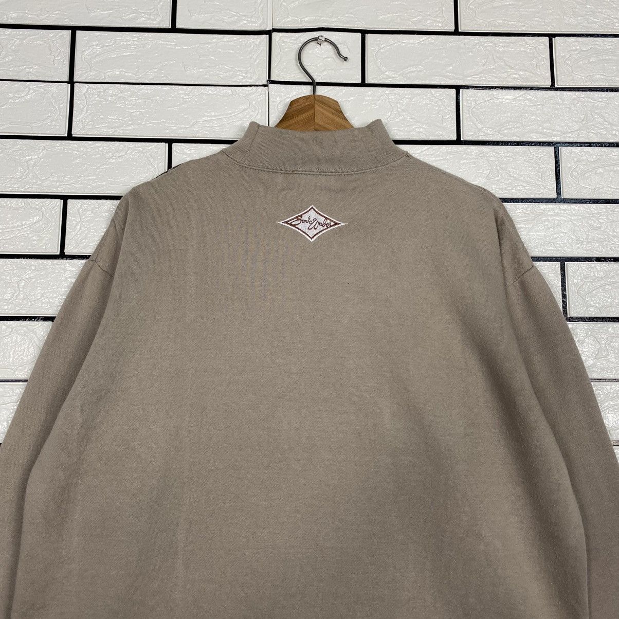 Japanese Brand 📌Vintage Turtle Neck Sweatshirt Octopus Army Military Style Size US M / EU 48-50 / 2 - 10 Thumbnail