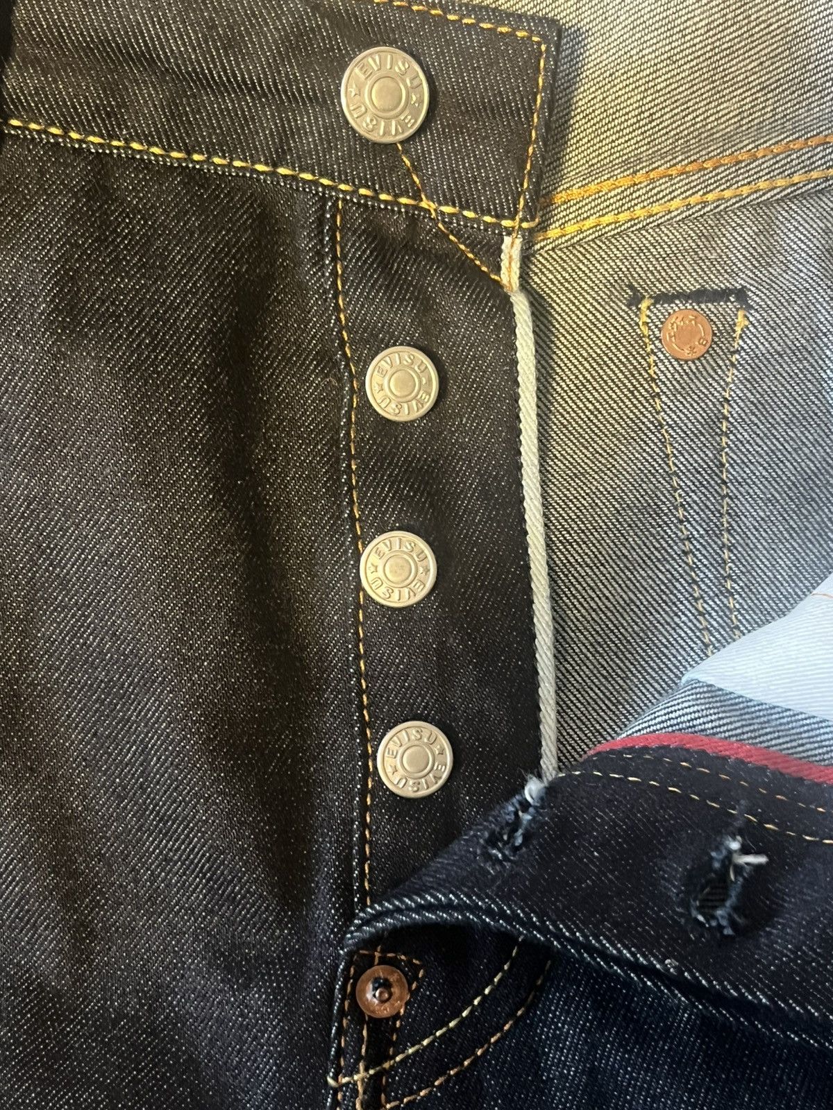 Evisu Evisu japanese selvedge denim Size US 31 - 6 Thumbnail