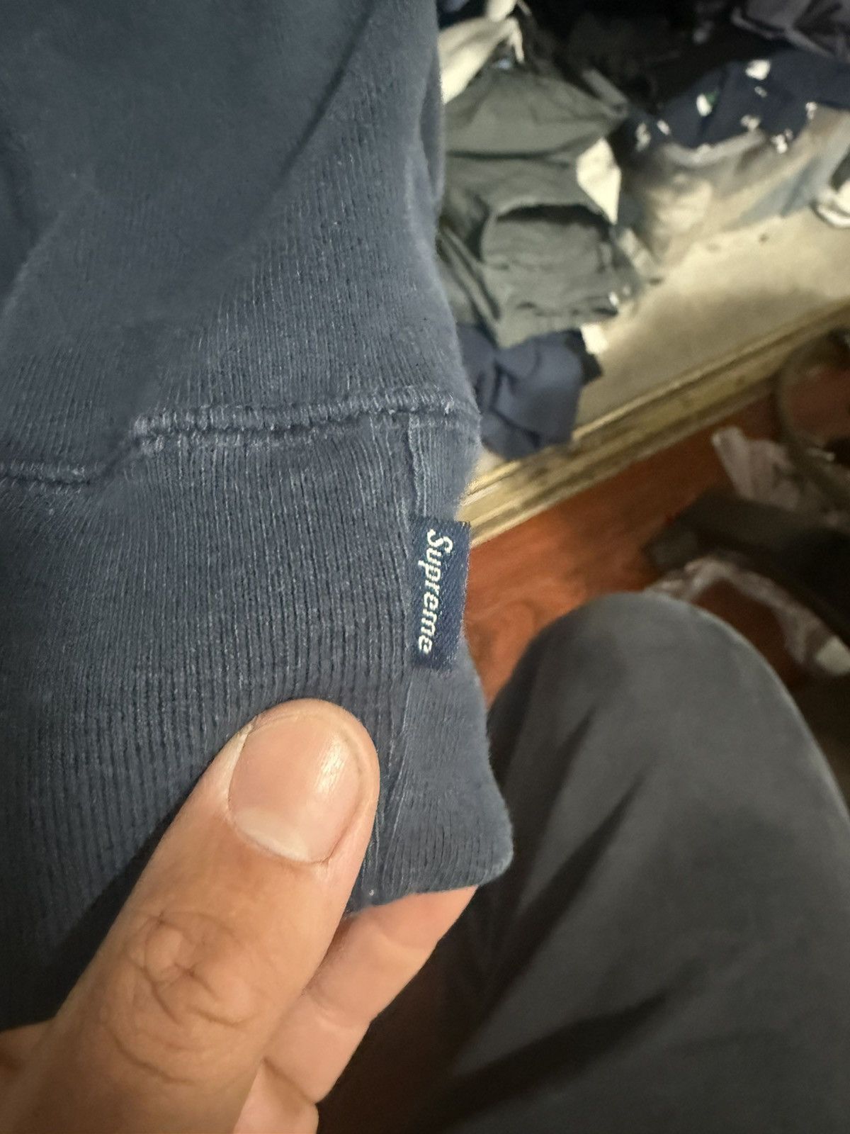 Supreme Supreme Navy BOGO Size US L / EU 52-54 / 3 - 4 Thumbnail