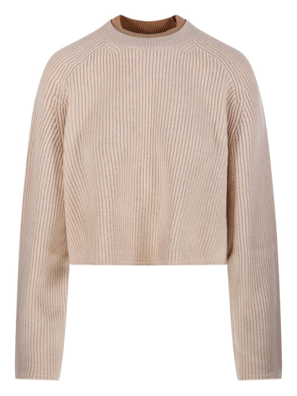 Max Mara CREW NECK SWEATER IN CASHMERE WOOL Size S / US 4 / IT 40 - 1 Thumbnail