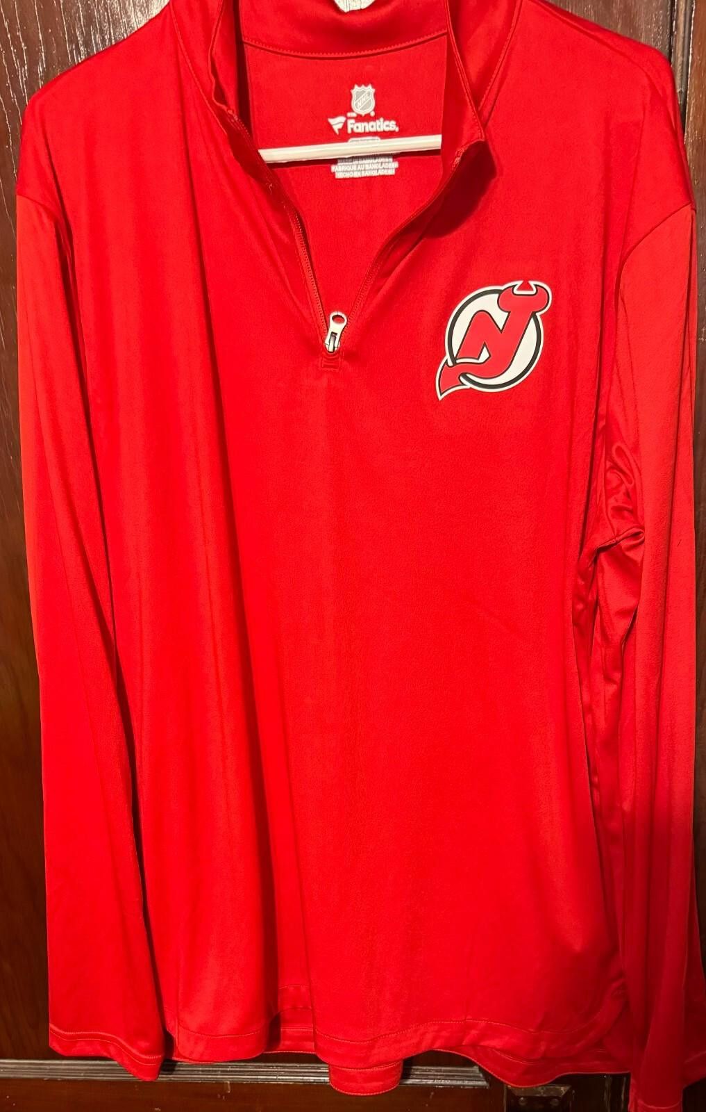 Other New Jersey Devils Red Fanatics LS 1/4 Zip Men's Size XL NWOT Size US XL / EU 56 / 4 - 1 Thumbnail