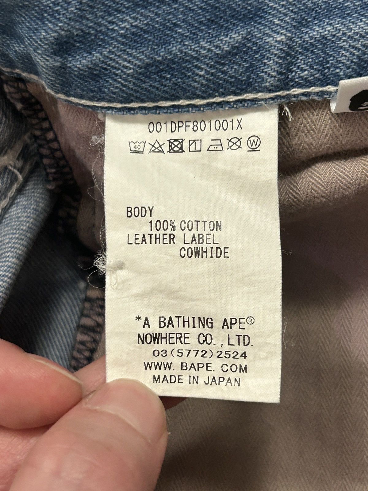 Bape Bape Denim 2019 Size US 30 / EU 46 - 8 Thumbnail