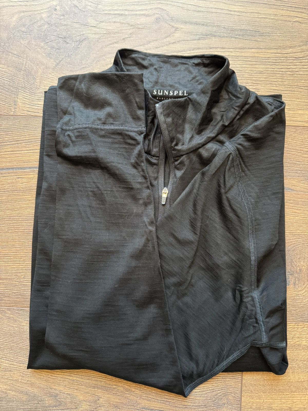 Sunspel Sunspel Thermal Half Zip Shirt - M Size US M / EU 48-50 / 2 - 3 Thumbnail