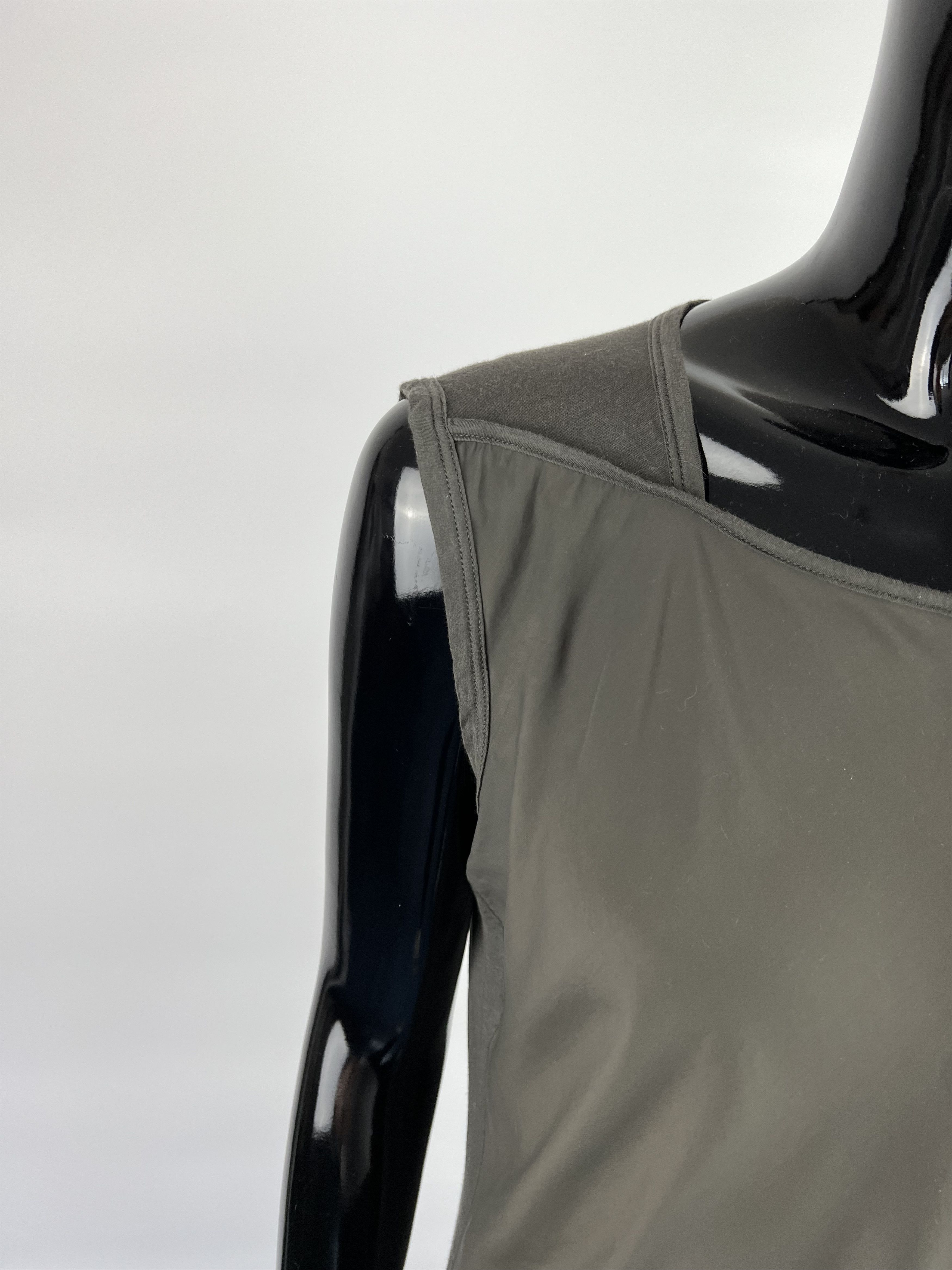 Ilaria Nistri Roque Ilaria Nistri Khaki Sleeveless Dress Size L Size L / US 10 / IT 46 - 7 Thumbnail