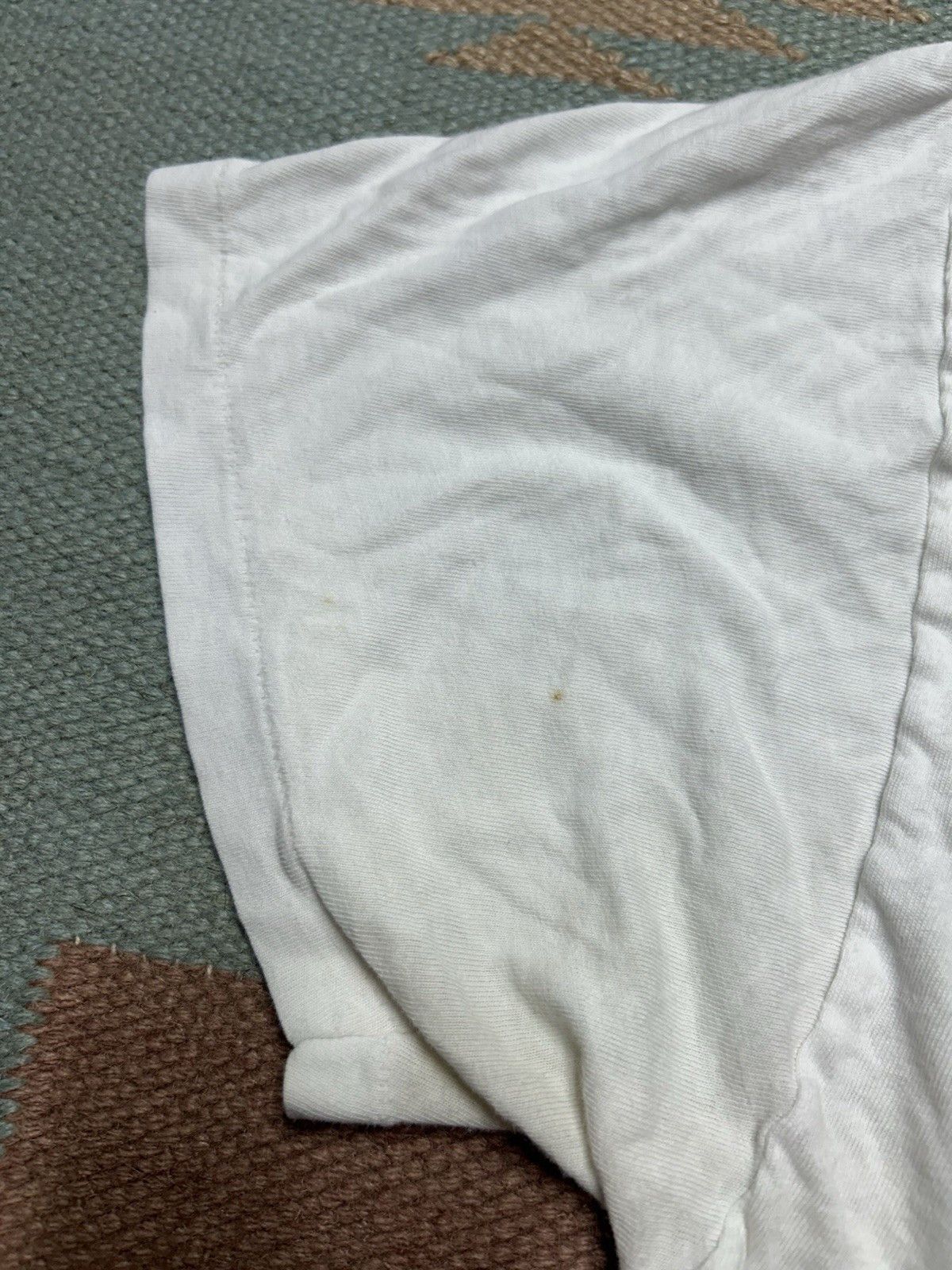 Vintage Vtg 80s blank white t shirt Jockey soft cotton thin USA L Size US L / EU 52-54 / 3 - 8 Thumbnail