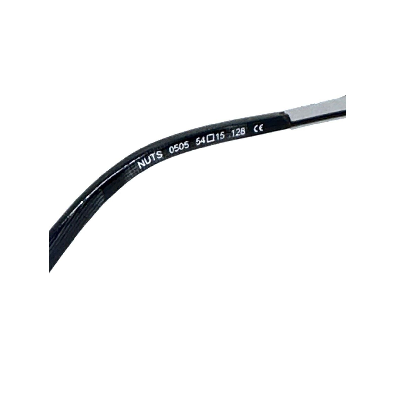 J.F. REY BOZ NUTS 0505 BLACK EYEGLASSES FRAME RX 54-15 FRANCE Size ONE SIZE - 9 Thumbnail