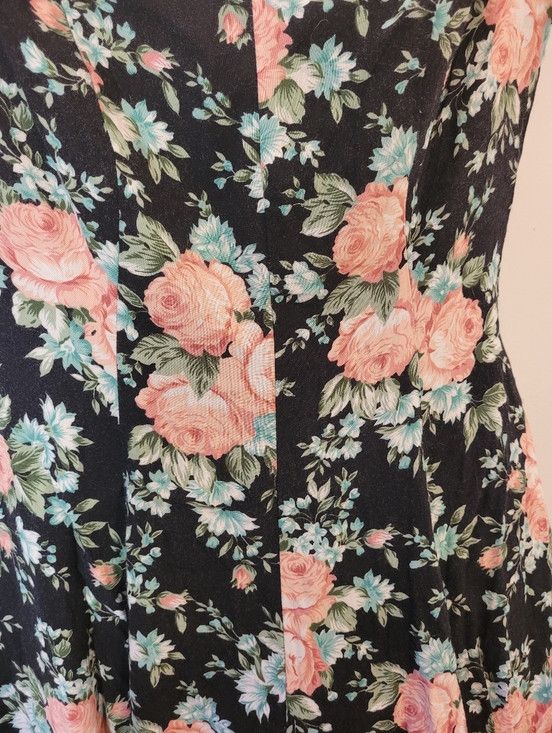 Joseph Ribkoff Joseph Ribkoff Vintage 80s Floral Pink Roses Mini Dress XS Size XS / US 0-2 / IT 36-38 - 5 Thumbnail