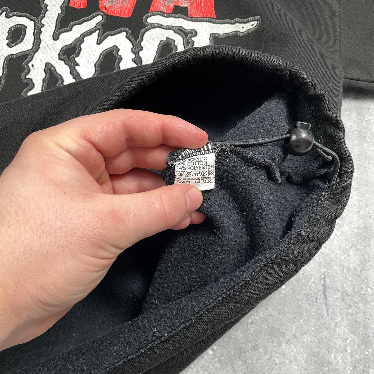 Slipknot Vintage 2000s Slipknot IOWA UK Bootleg Hoodie Faded Black XS Size US XS / EU 42 / 0 - 14 Thumbnail