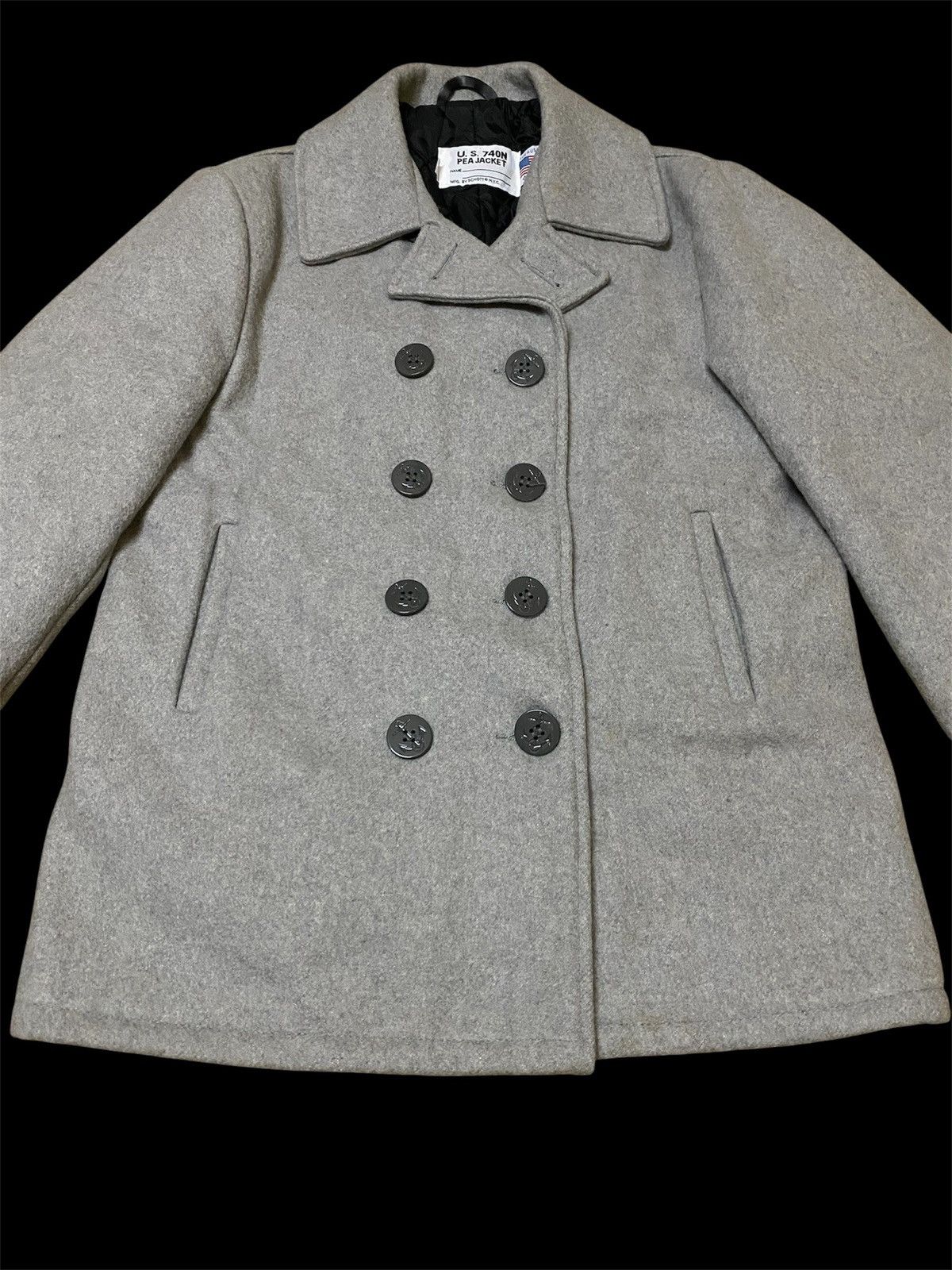 Schott ICONIC US 740N SCHOTT PEACOAT JACKET MADE IN USA SIZE 42 Size US L / EU 52-54 / 3 - 2 Thumbnail