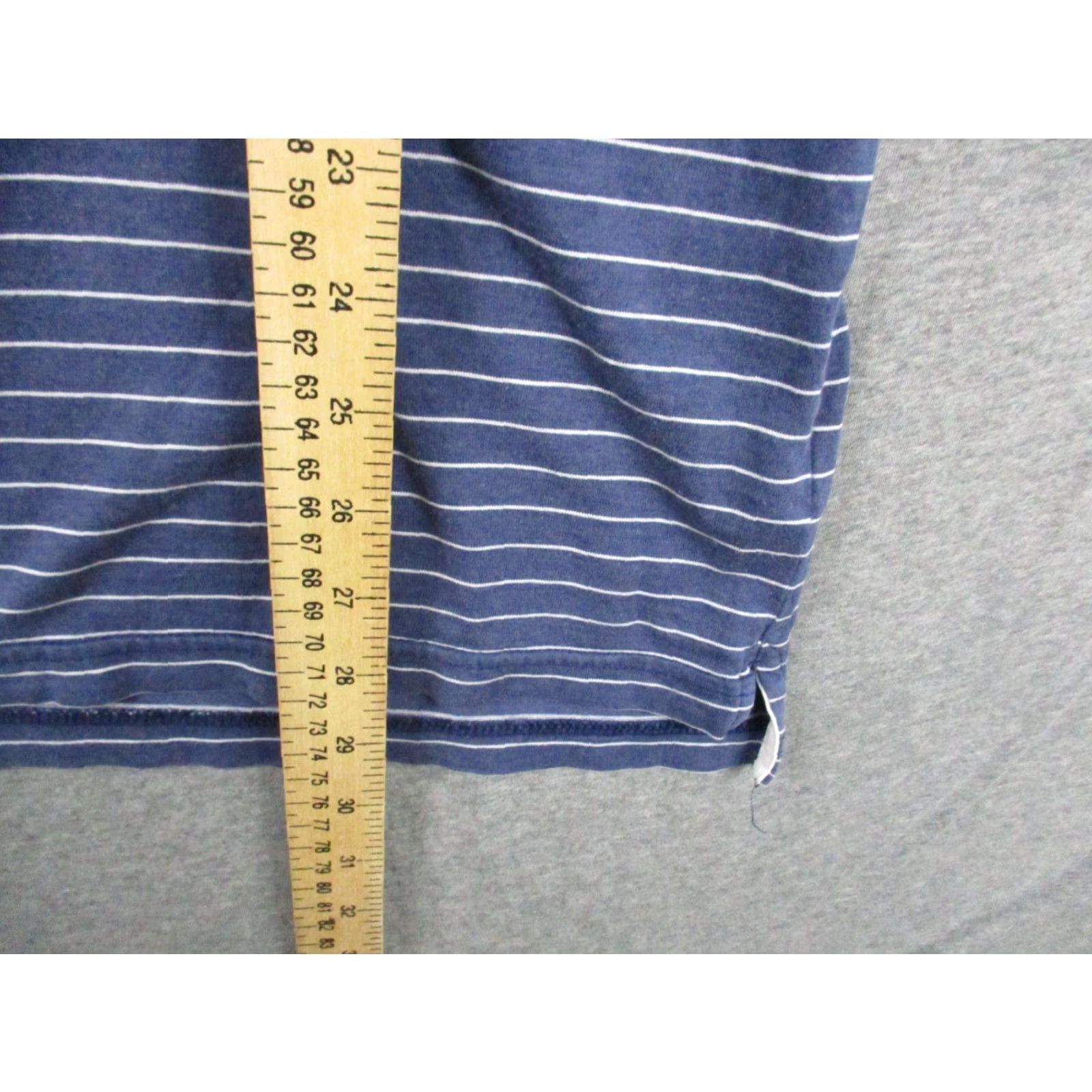 Peter Millar Peter Millar Polo Shirt Mens Size Large Blue White Stripe Stretch Short Sleeve Shirt Mens Regular Polo Shirt Size US L / EU 52-54 / 3 - 5 Thumbnail