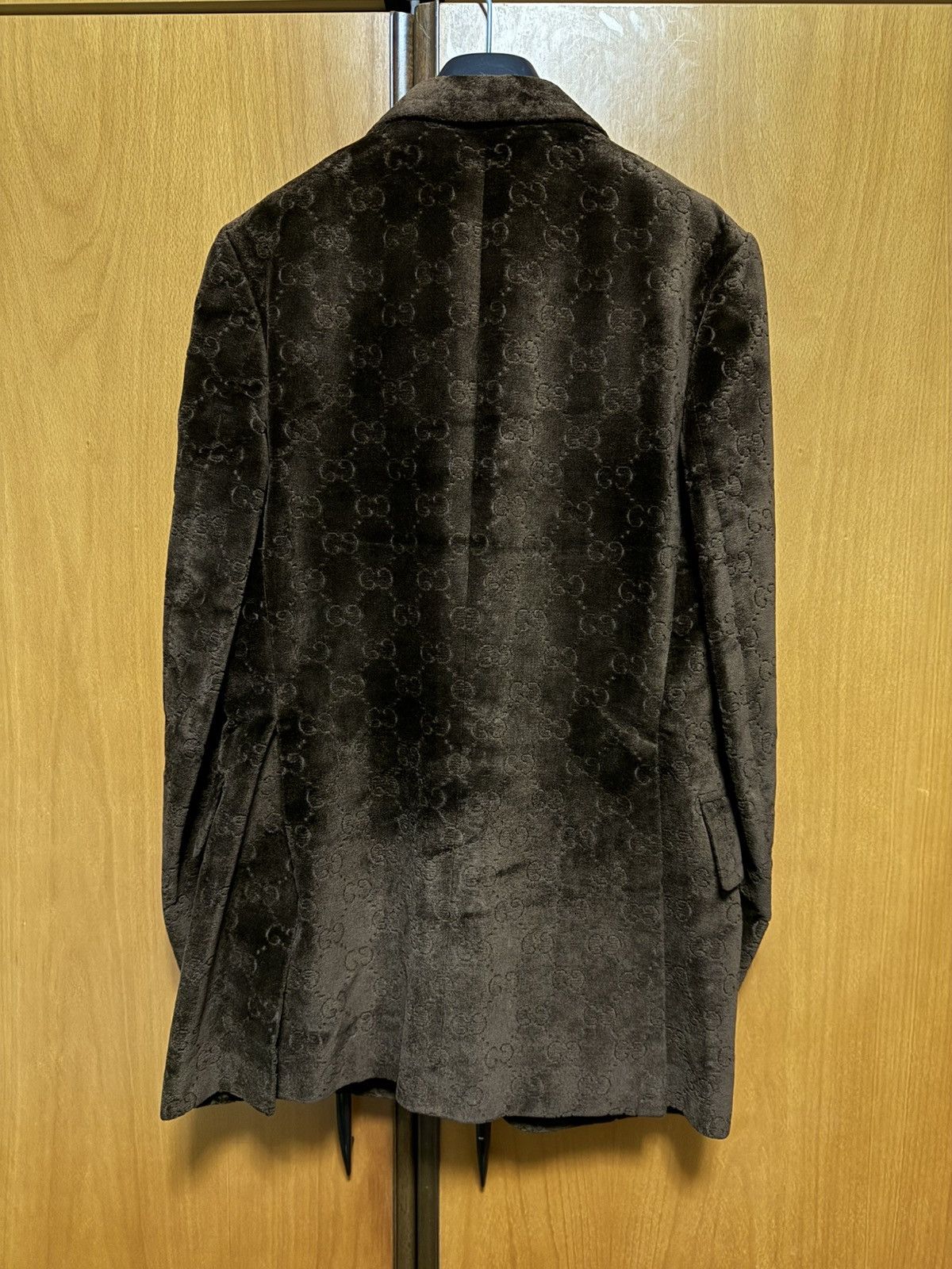 Gucci 80s Gucci Suede Monogram Jacket Blazer Size US S / EU 44-46 / 1 - 2 Thumbnail