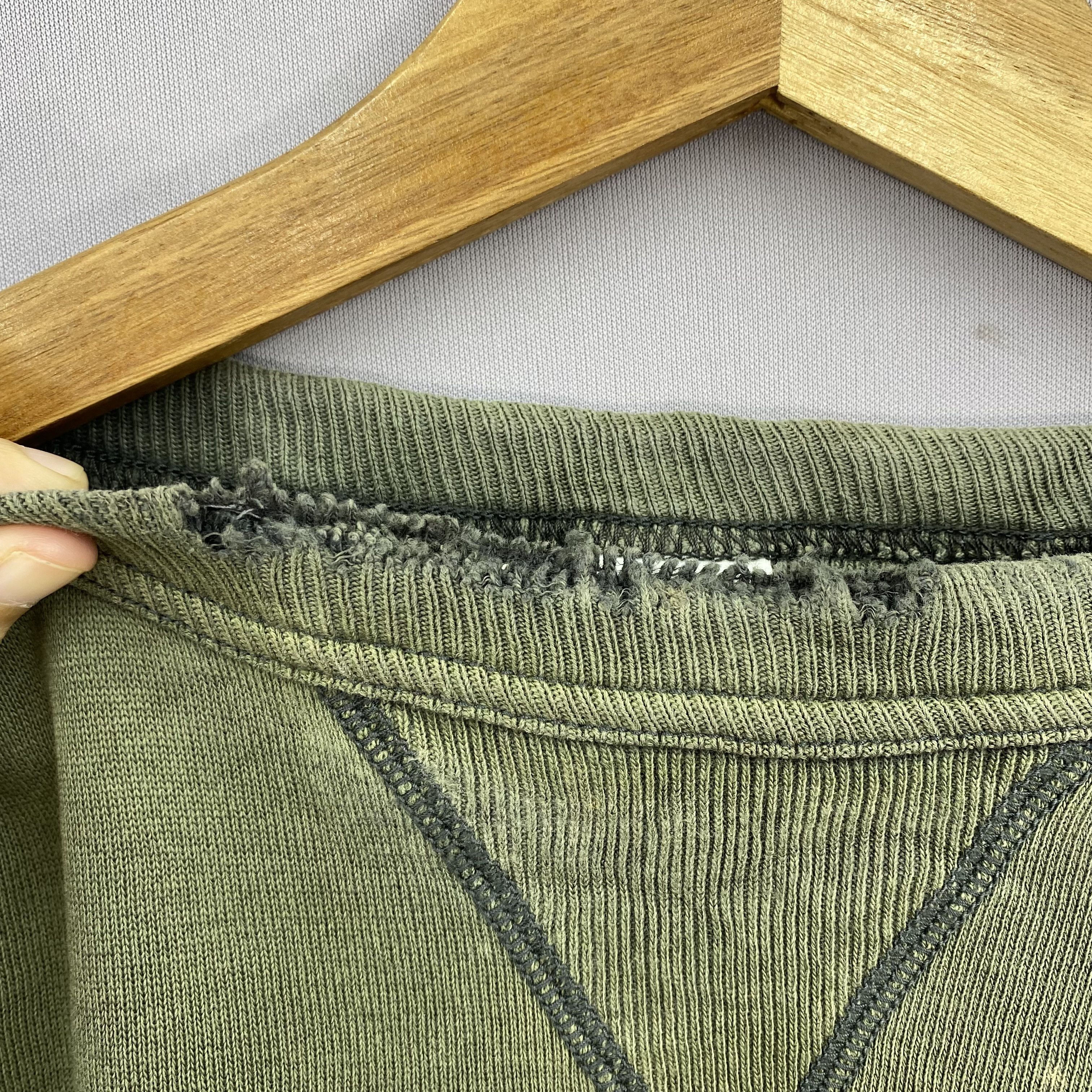Japanese Brand Vintage 80s Hinoya Jumper Double V Stitch Faded Sweater Size US XL / EU 56 / 4 - 6 Thumbnail