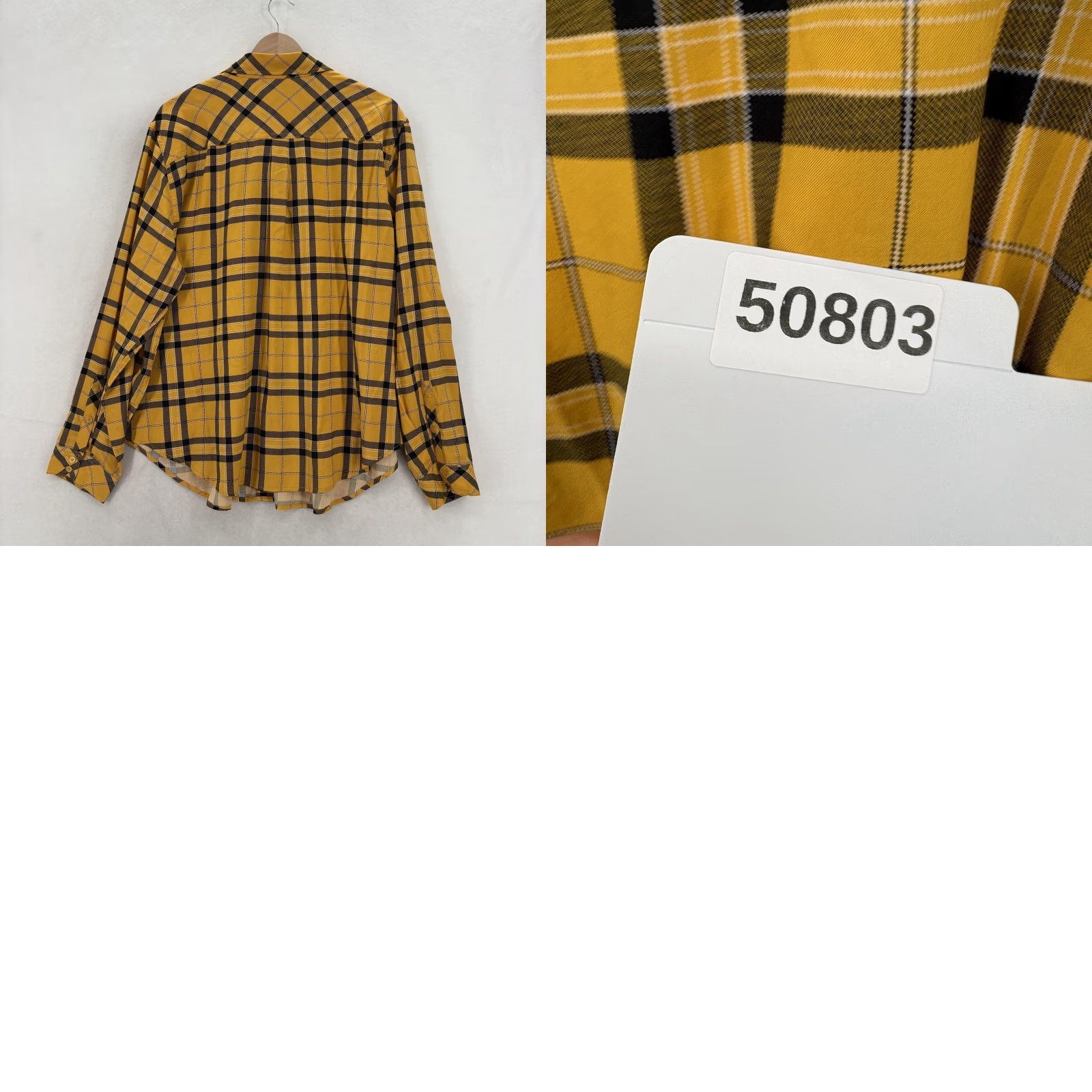 Torrid Torrid Button-Up Shirt Womens 1X Yellow Plaid Long Sleeve Plus Size XL / US 12-14 / IT 48-50 - 9 Thumbnail