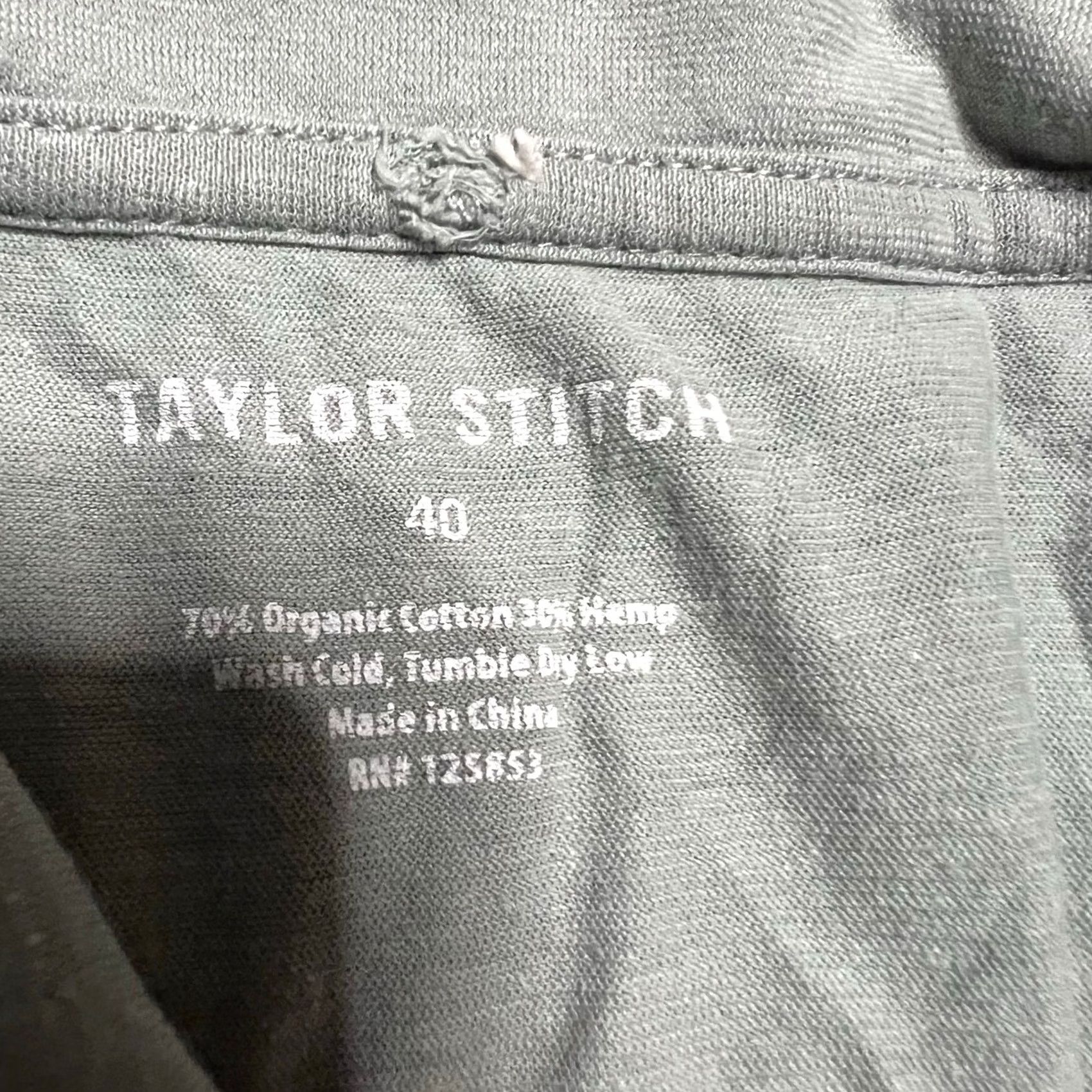 Taylor Stitch Taylor Stitch Polo Shirt Mens M Golf Green Gray Short Sleeve 40 US Regular Mens Size US M / EU 48-50 / 2 - 6 Thumbnail