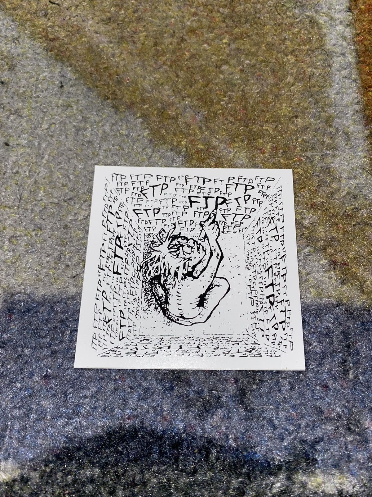 Fuck The Population FTP Prisoner Sticker Size ONE SIZE - 1 Preview