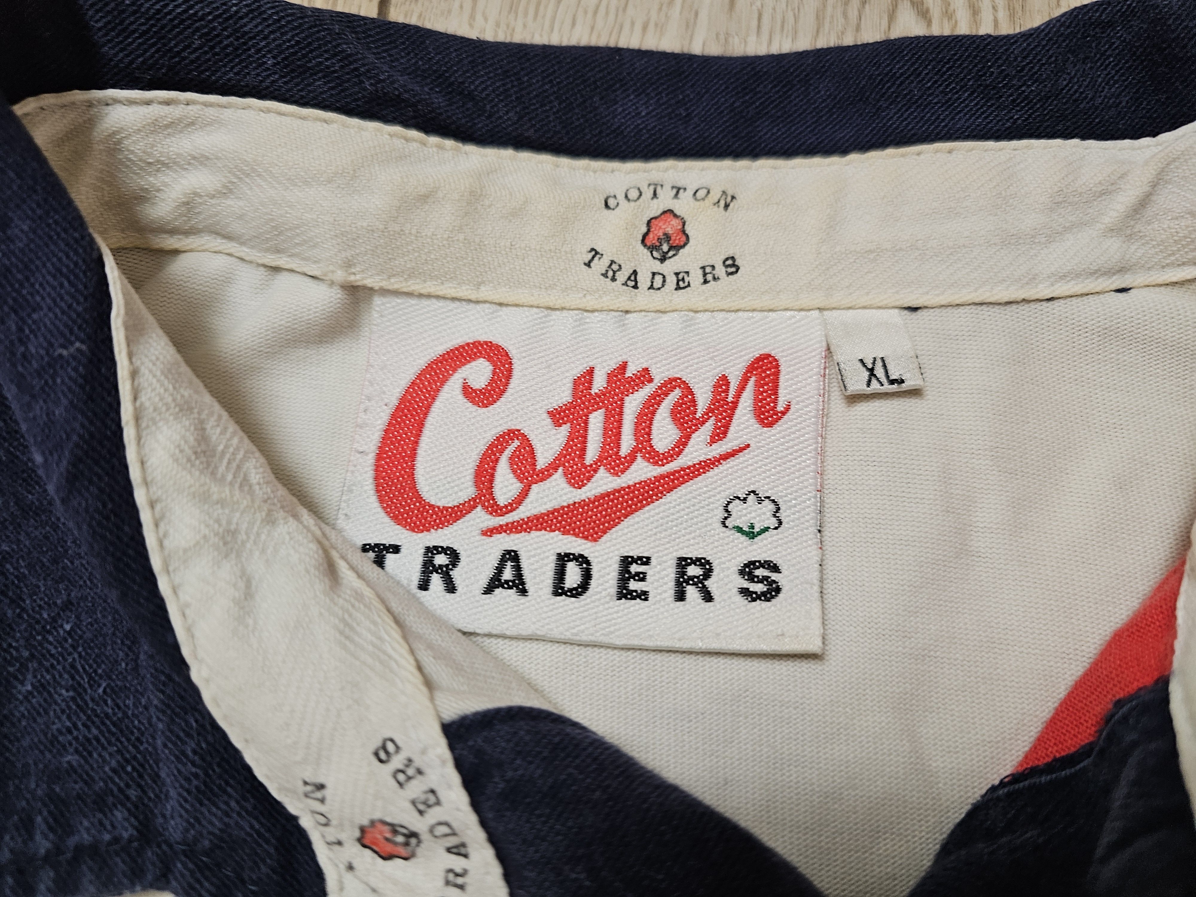 Cotton Traders × Vintage ENGLAND RUGBY JERSEY VINTAGE 90s LONG JERSEY RUGBY SHIRT Size US XL / EU 56 / 4 - 11 Thumbnail