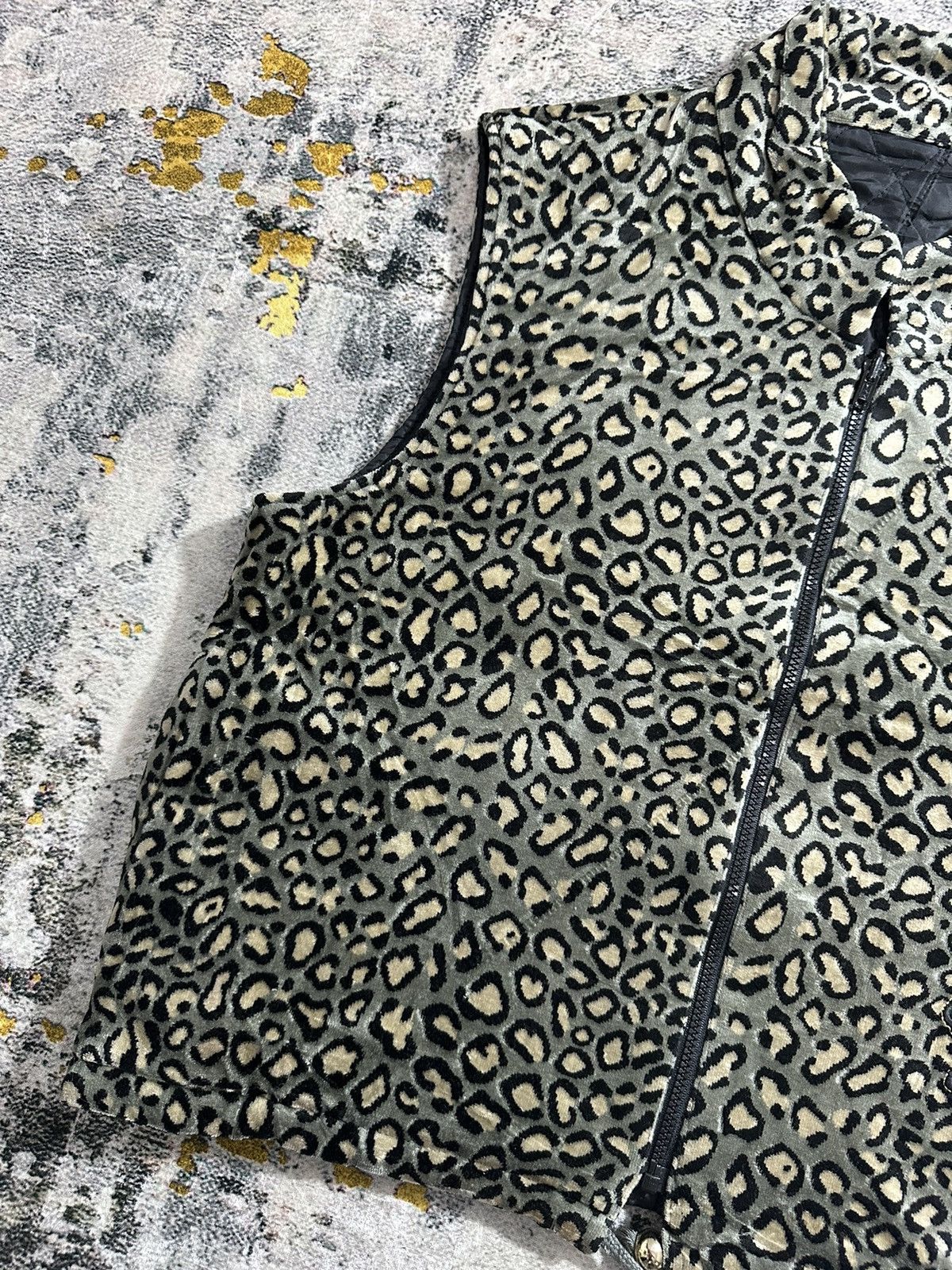 Beauty Beast × Hysteric Glamour × Japanese Brand CRAZY LEOPARD SUEDE VEST JACKET IF SIX WAS NINE LGB STYLE Size US XL / EU 56 / 4 - 4 Thumbnail